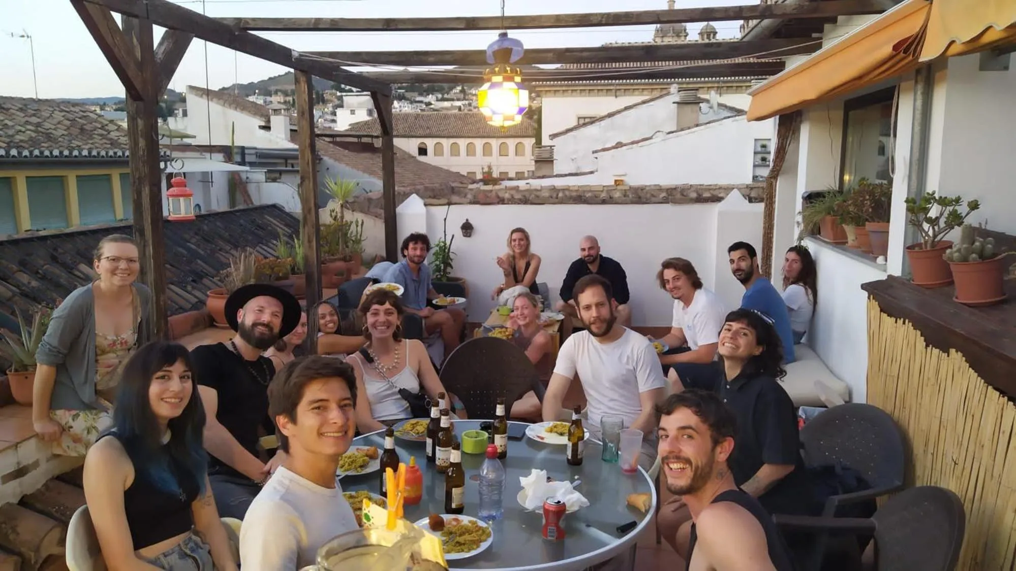 Balcony/Terrace in El Granado Hostel
