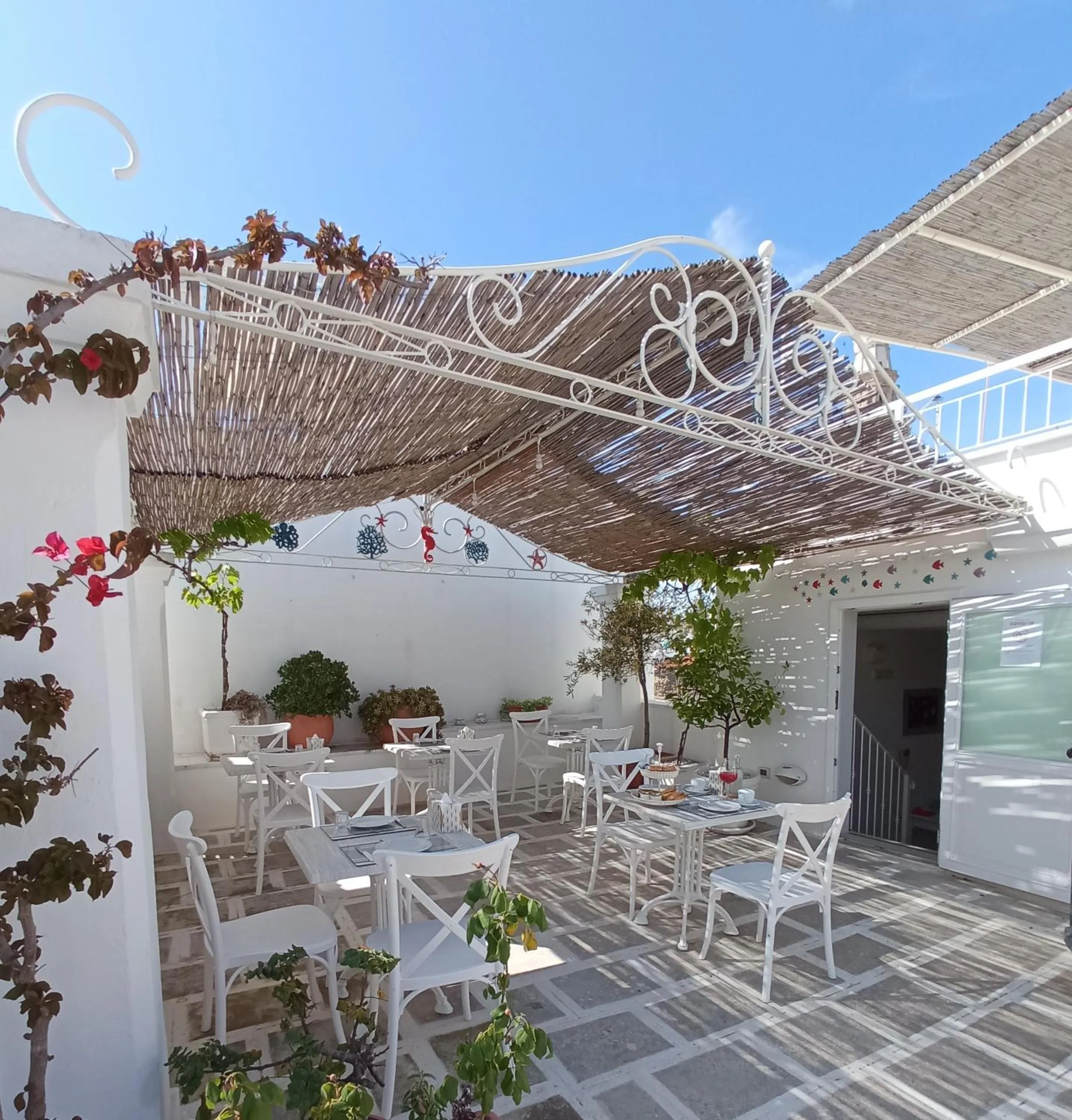 Patio in B&B La Porta Vecchia