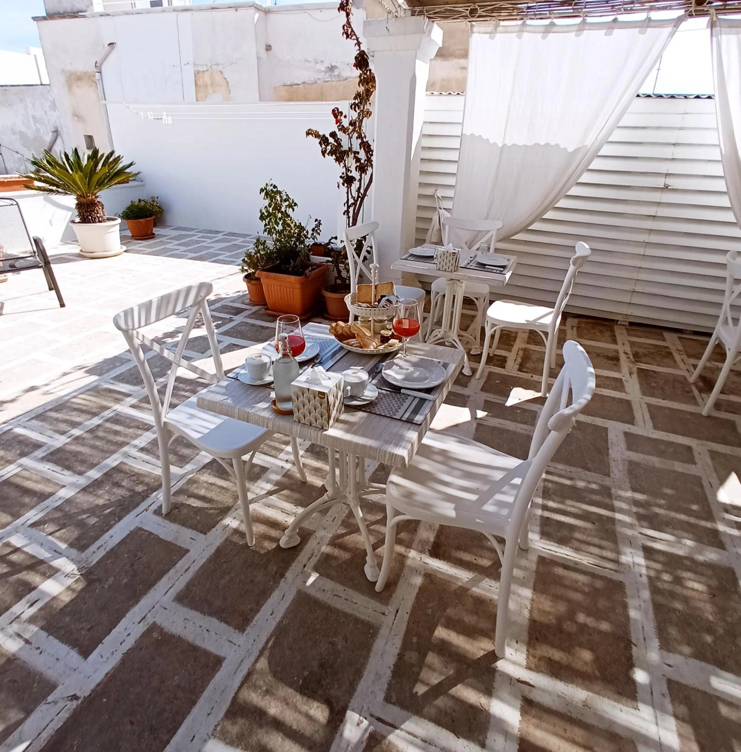 Patio in B&B La Porta Vecchia