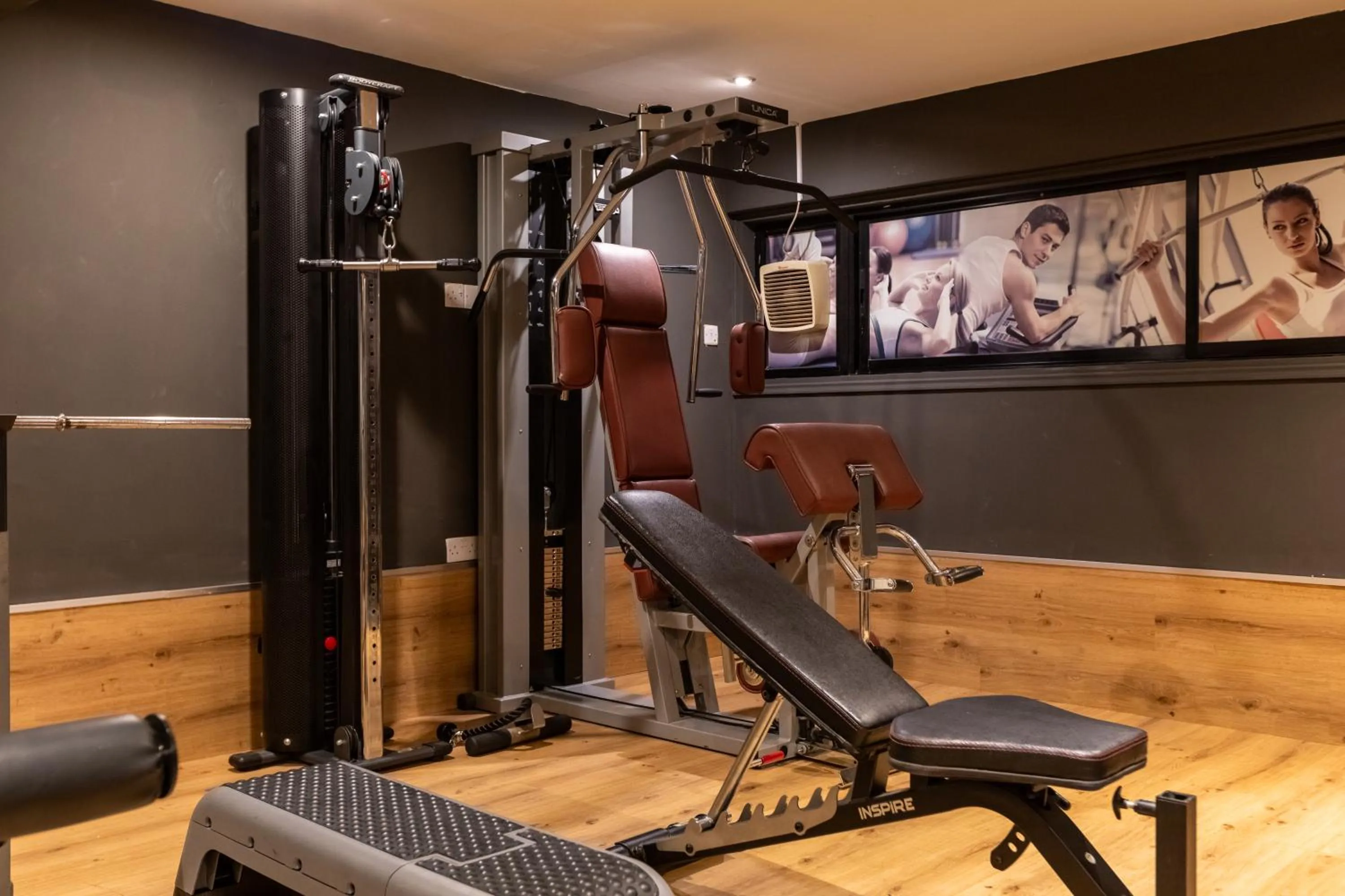 Fitness centre/facilities in Achilleos City Hotel