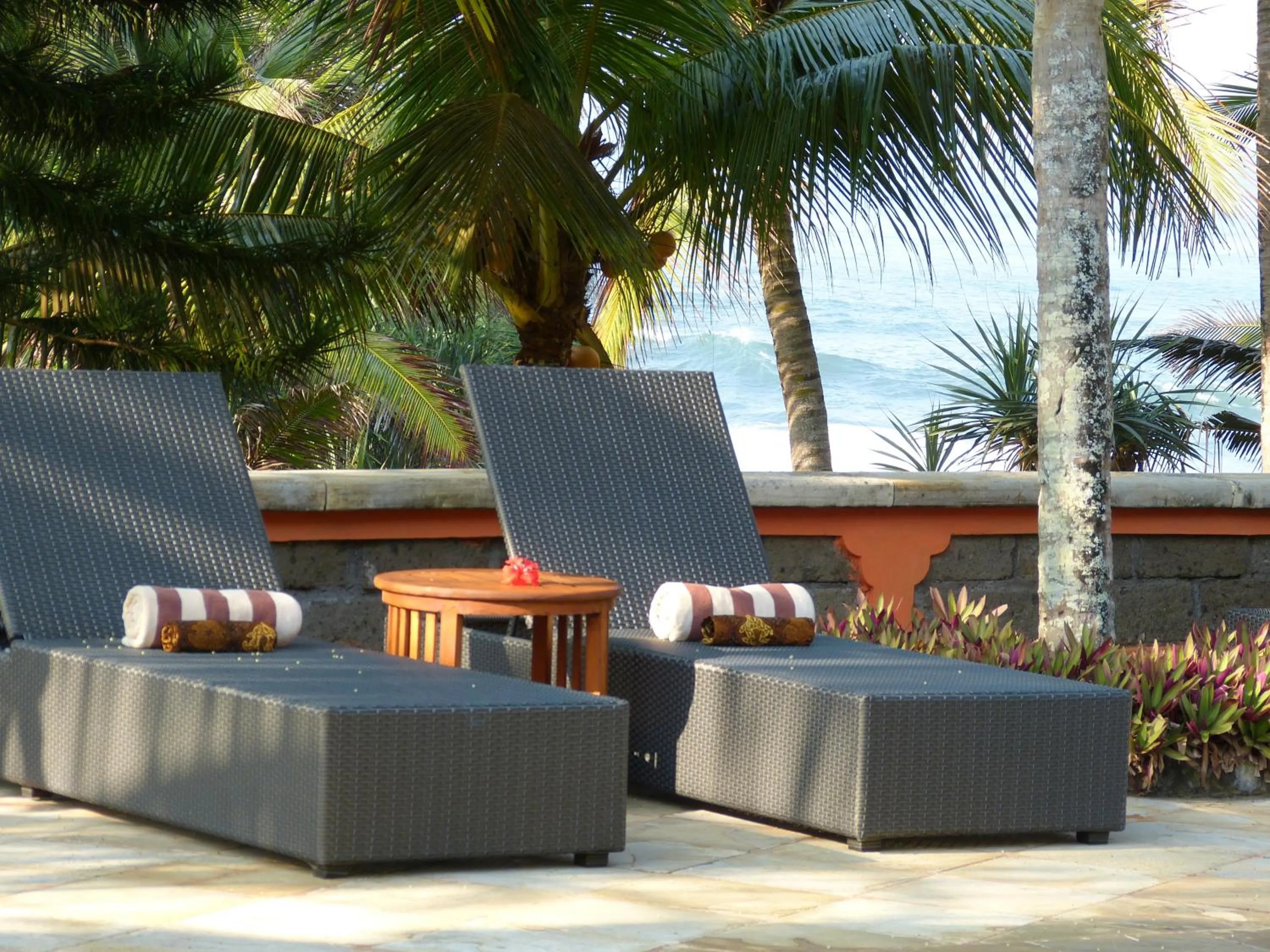 Patio in Gajah Mina Beach Resort