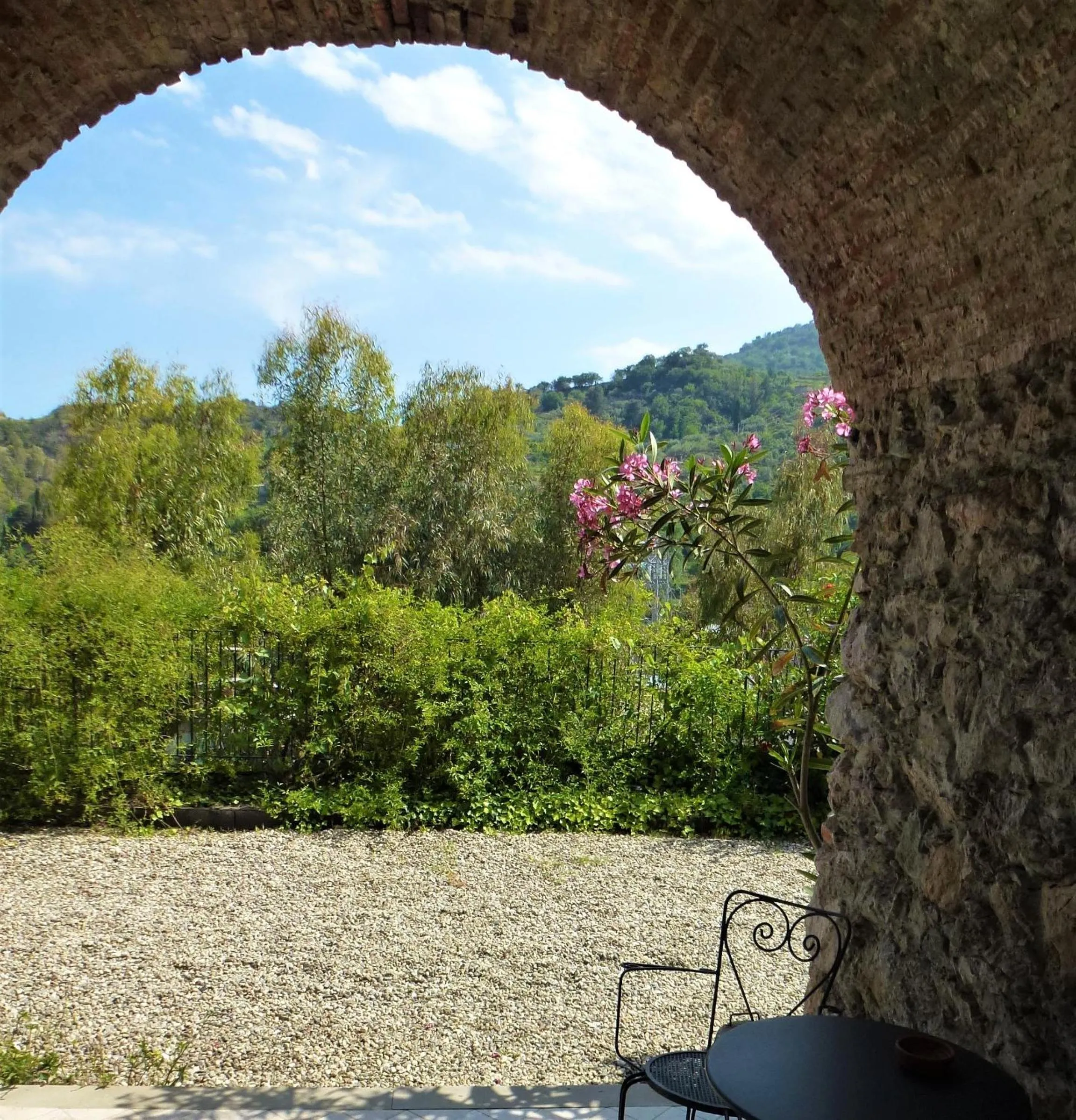Garden view in Casale Praia
