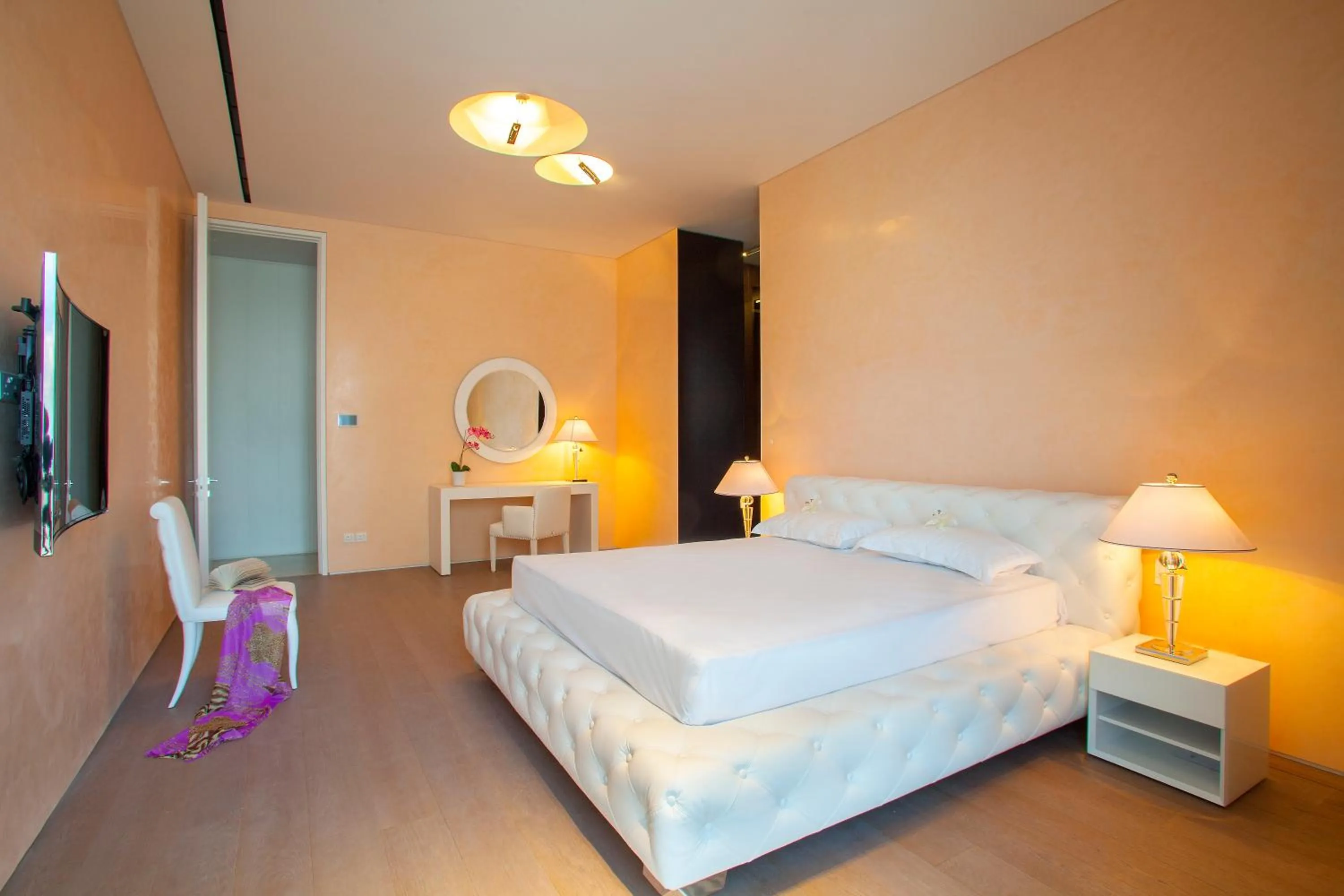 Bedroom, Bed in Olympic Residence Deluxe Apartments