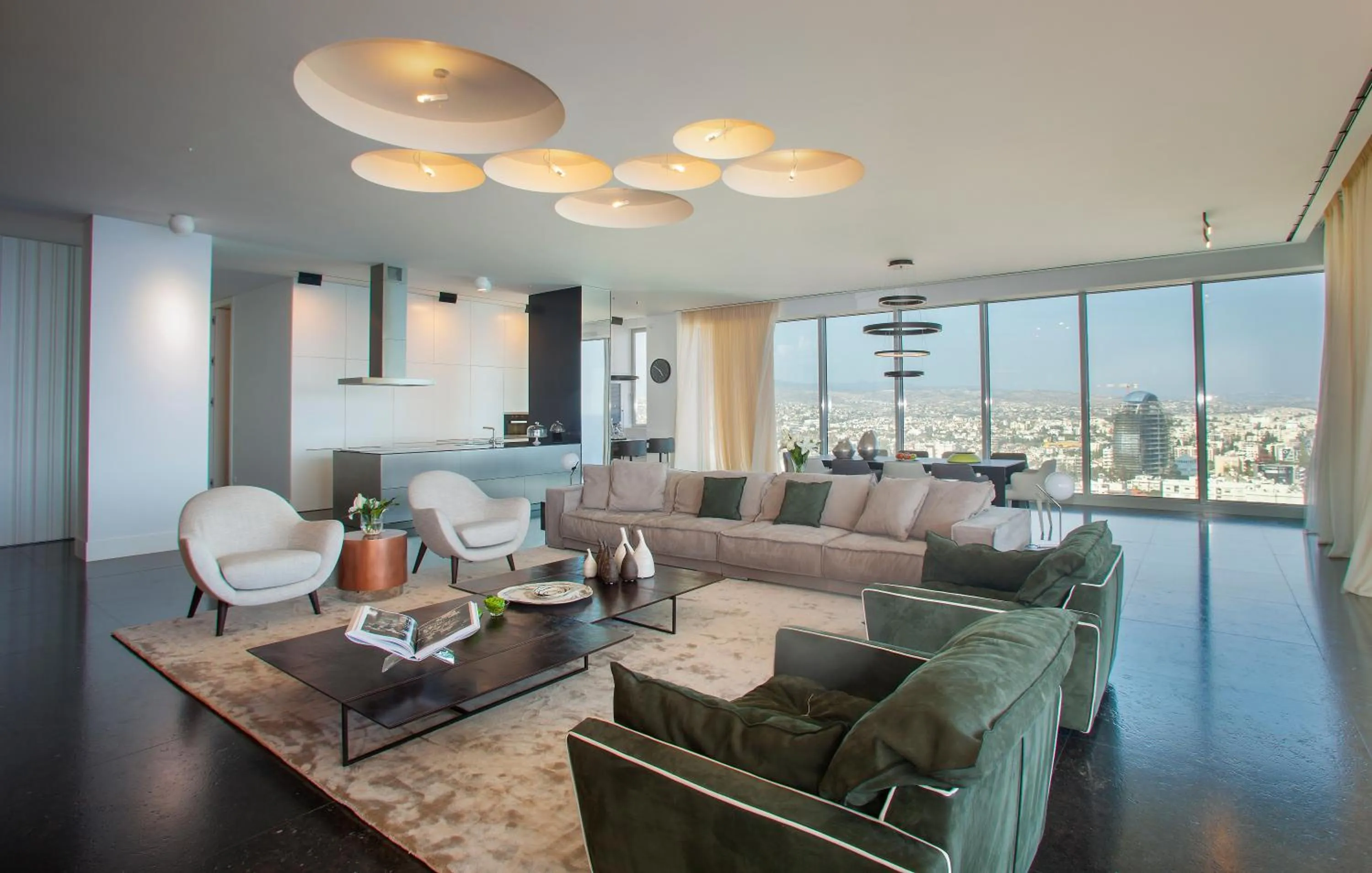 Living room in Olympic Residence Deluxe Apartments