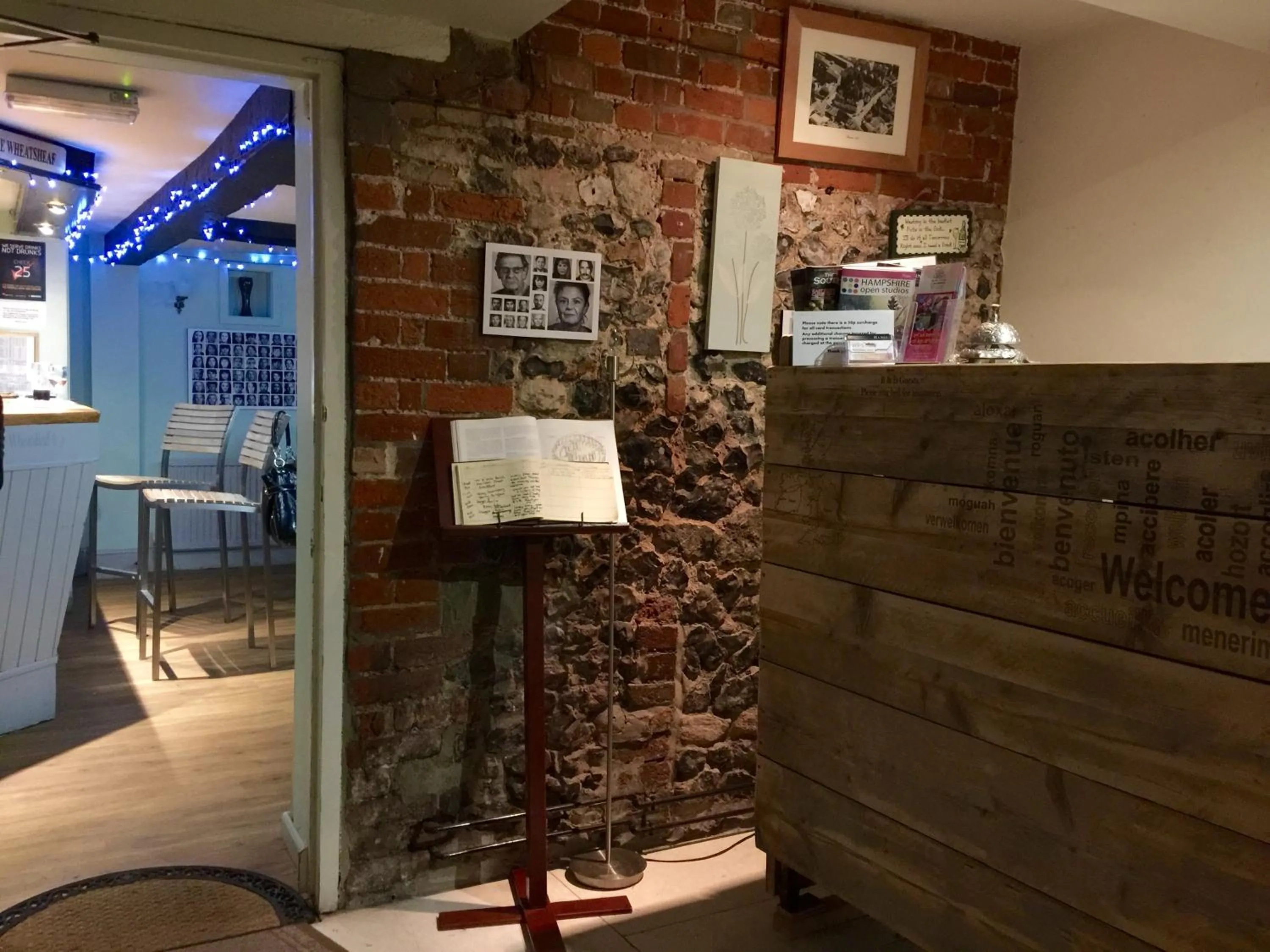 Lobby or reception in The Wheatsheaf