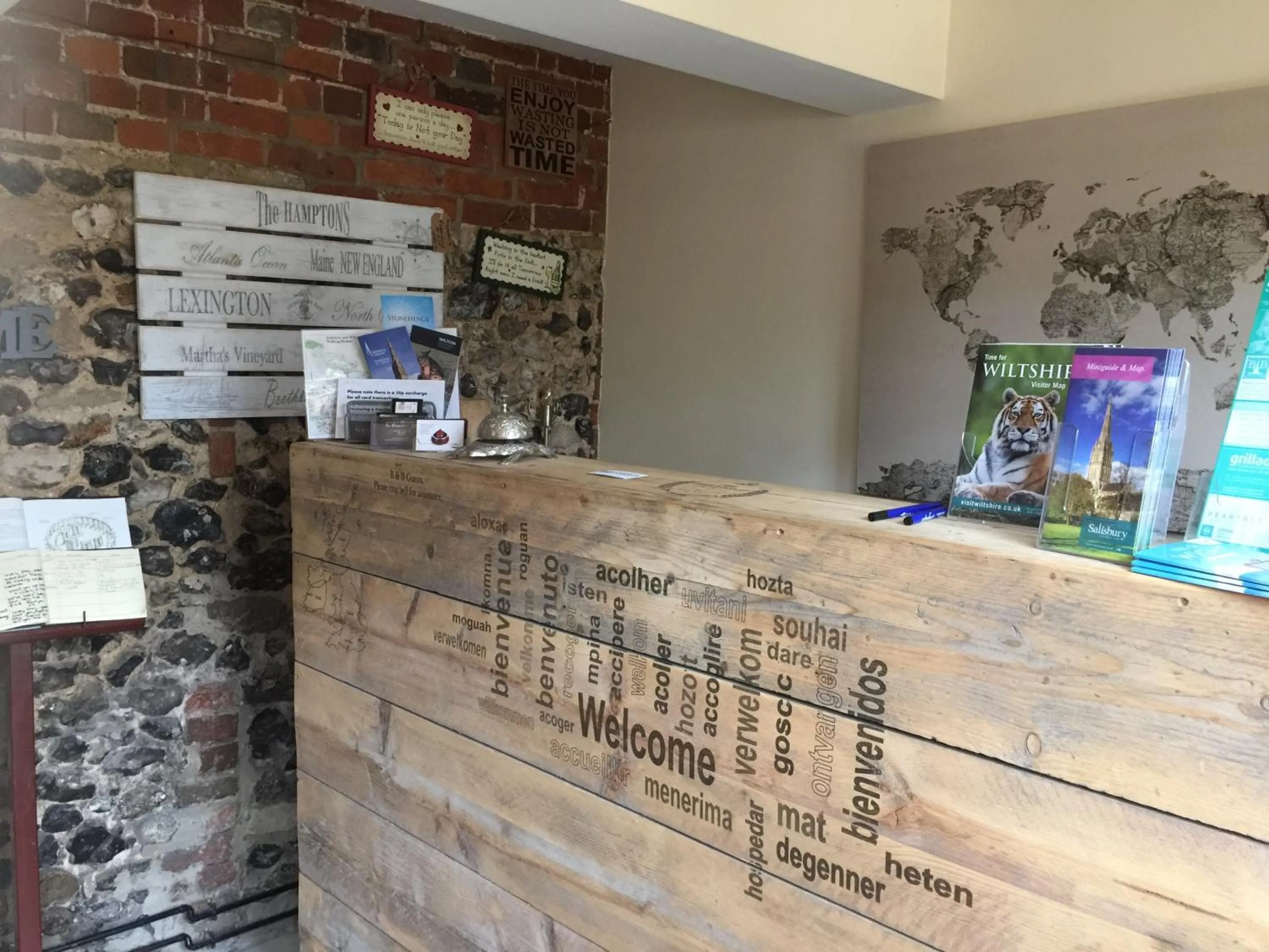 Lobby or reception in The Wheatsheaf