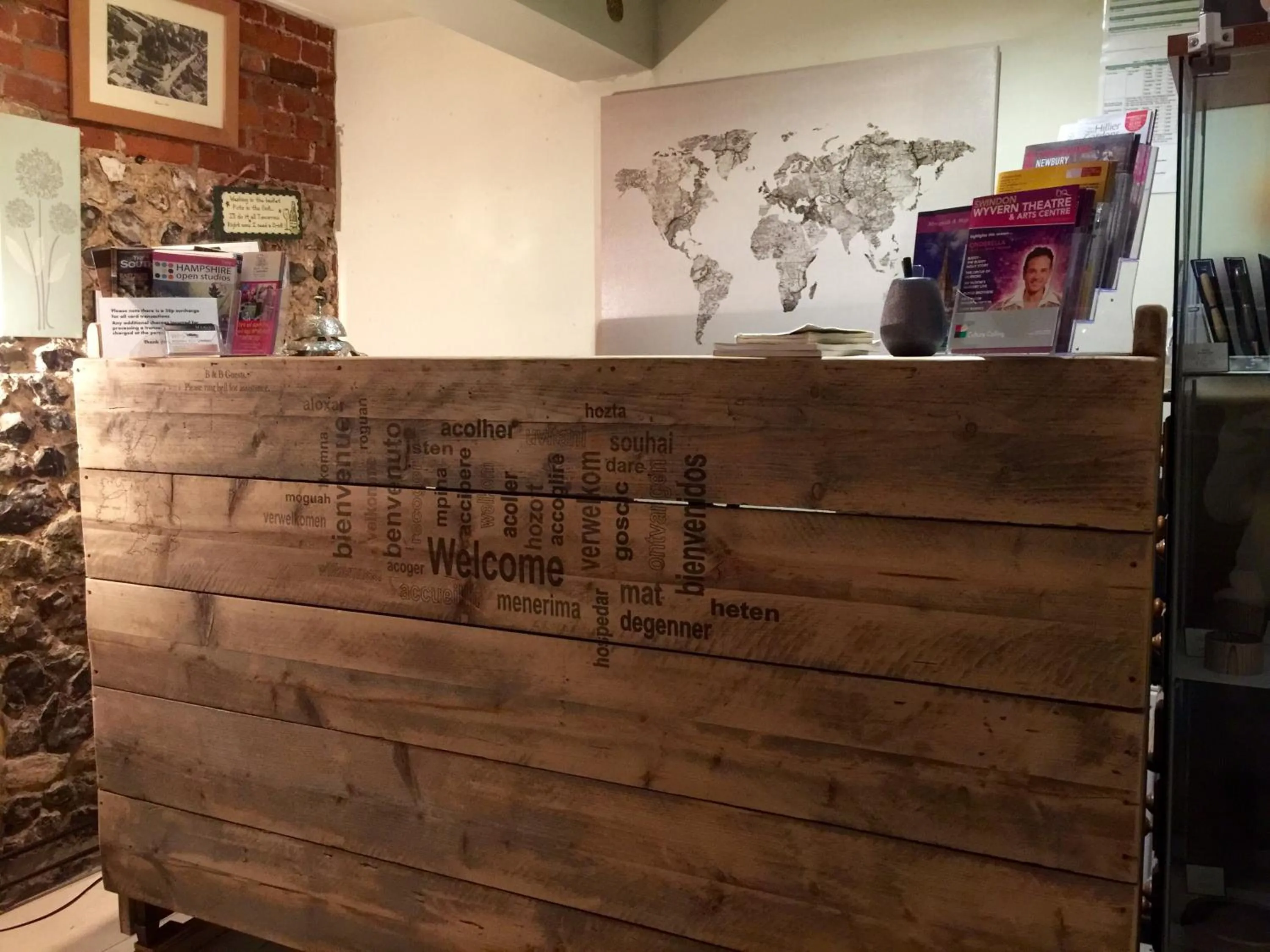 Lobby or reception in The Wheatsheaf