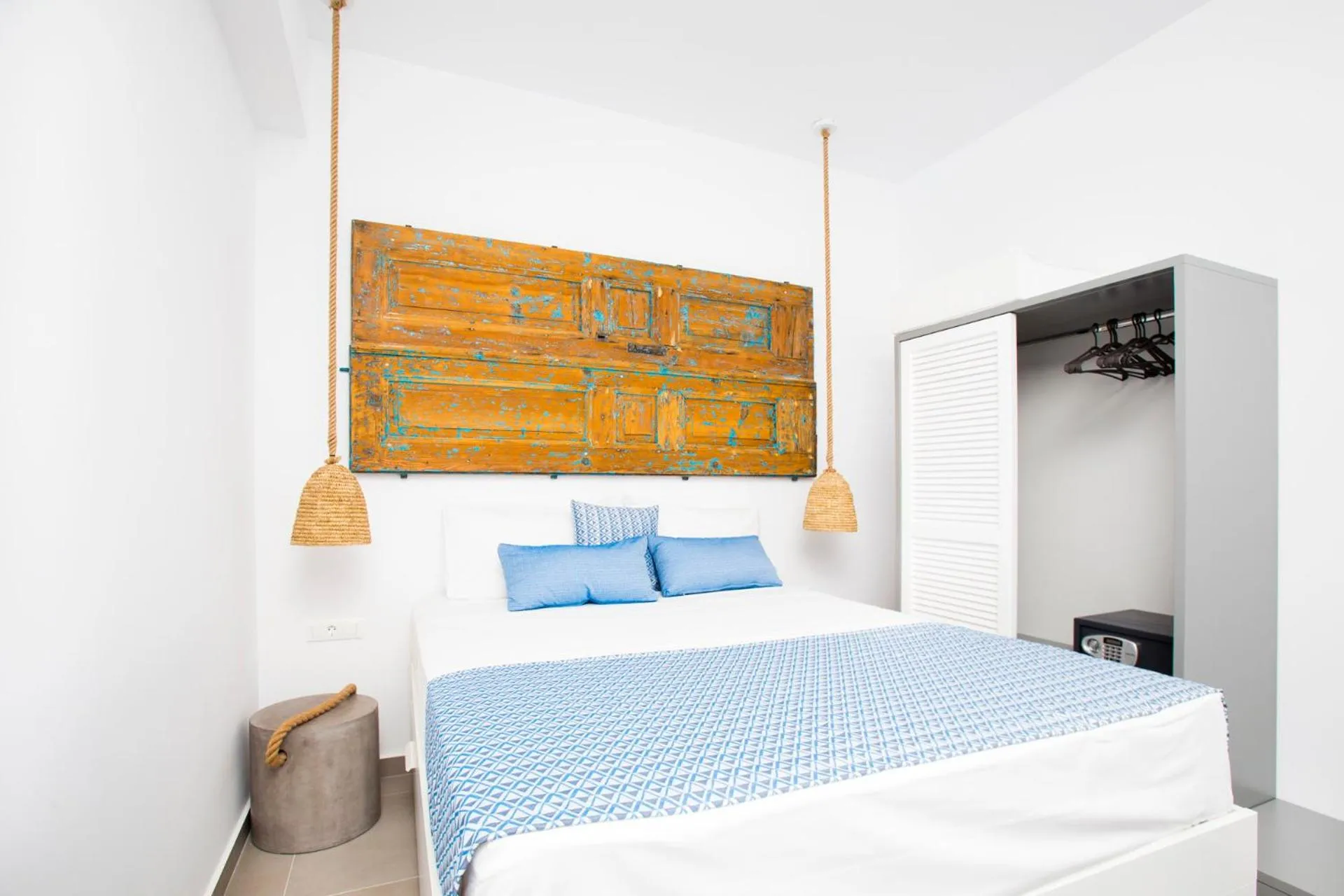 Photo of the whole room, Bed in Lindos Portes Suites - Adults Only