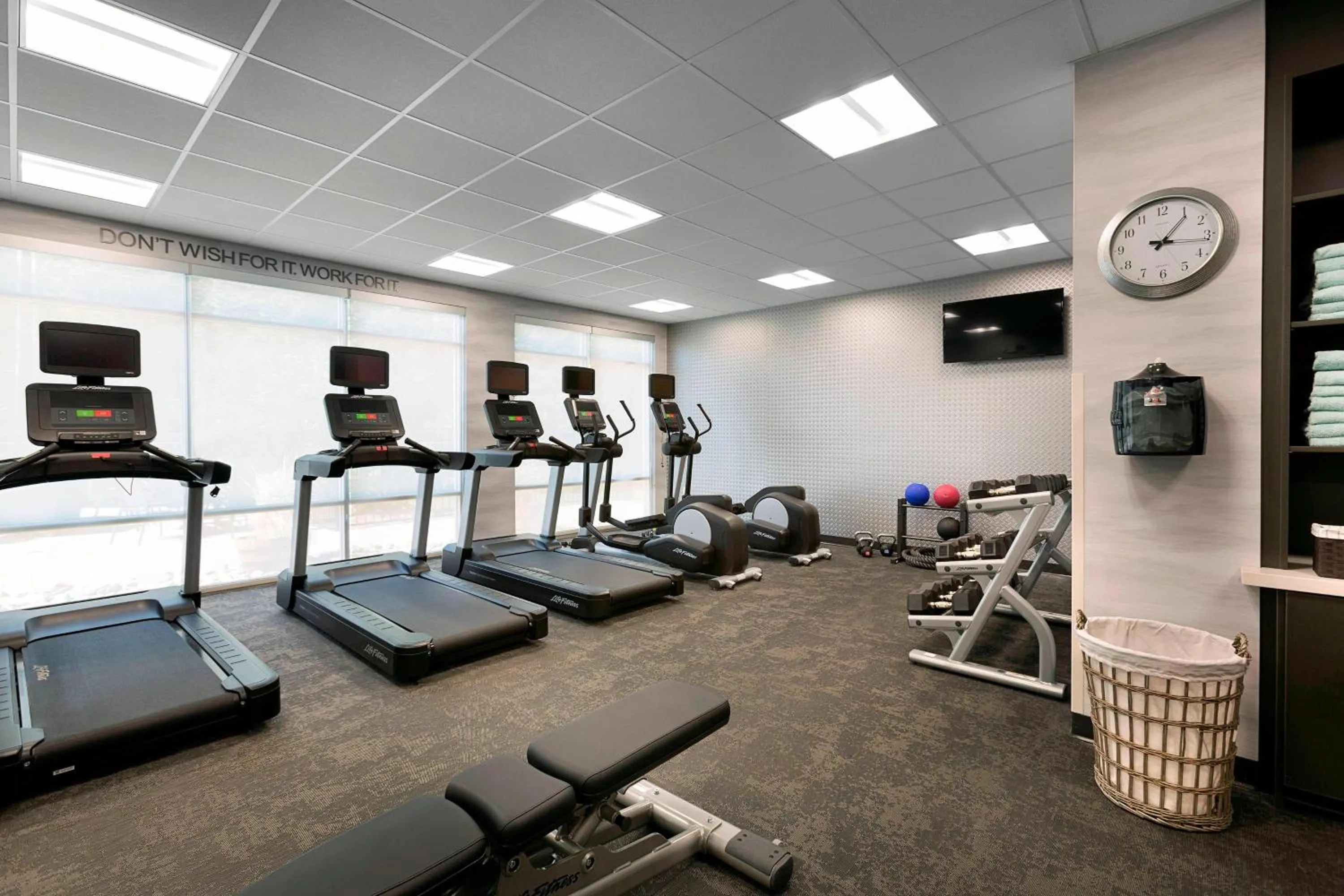 Fitness centre/facilities in Fairfield Inn & Suites by Marriott Shelby