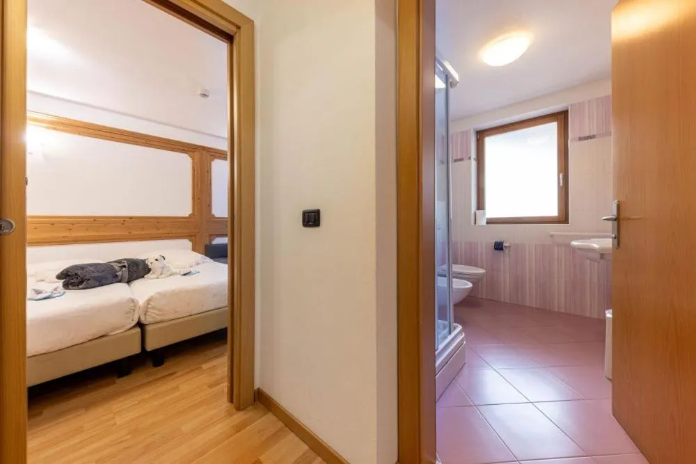 Bed in Hotel La Perla