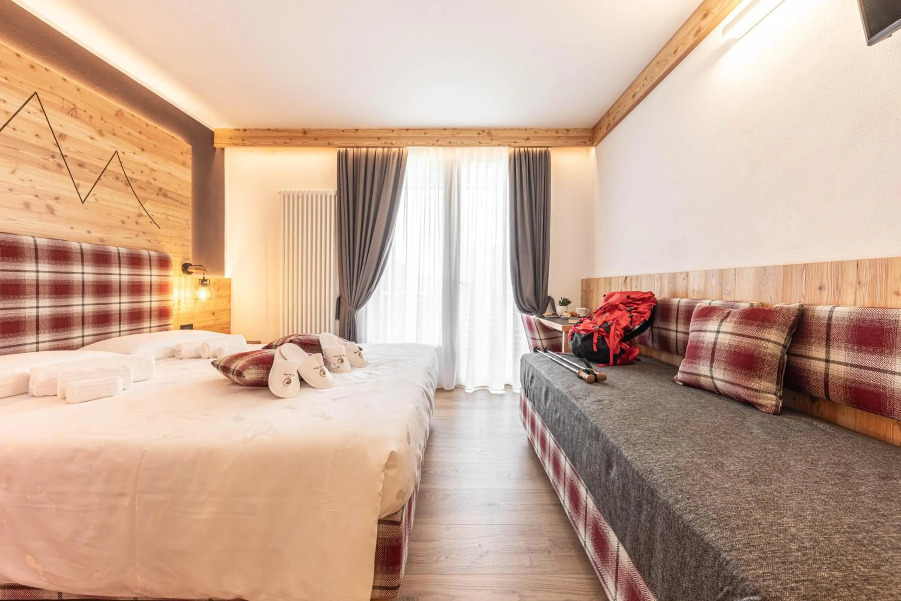 Bed in Hotel La Perla