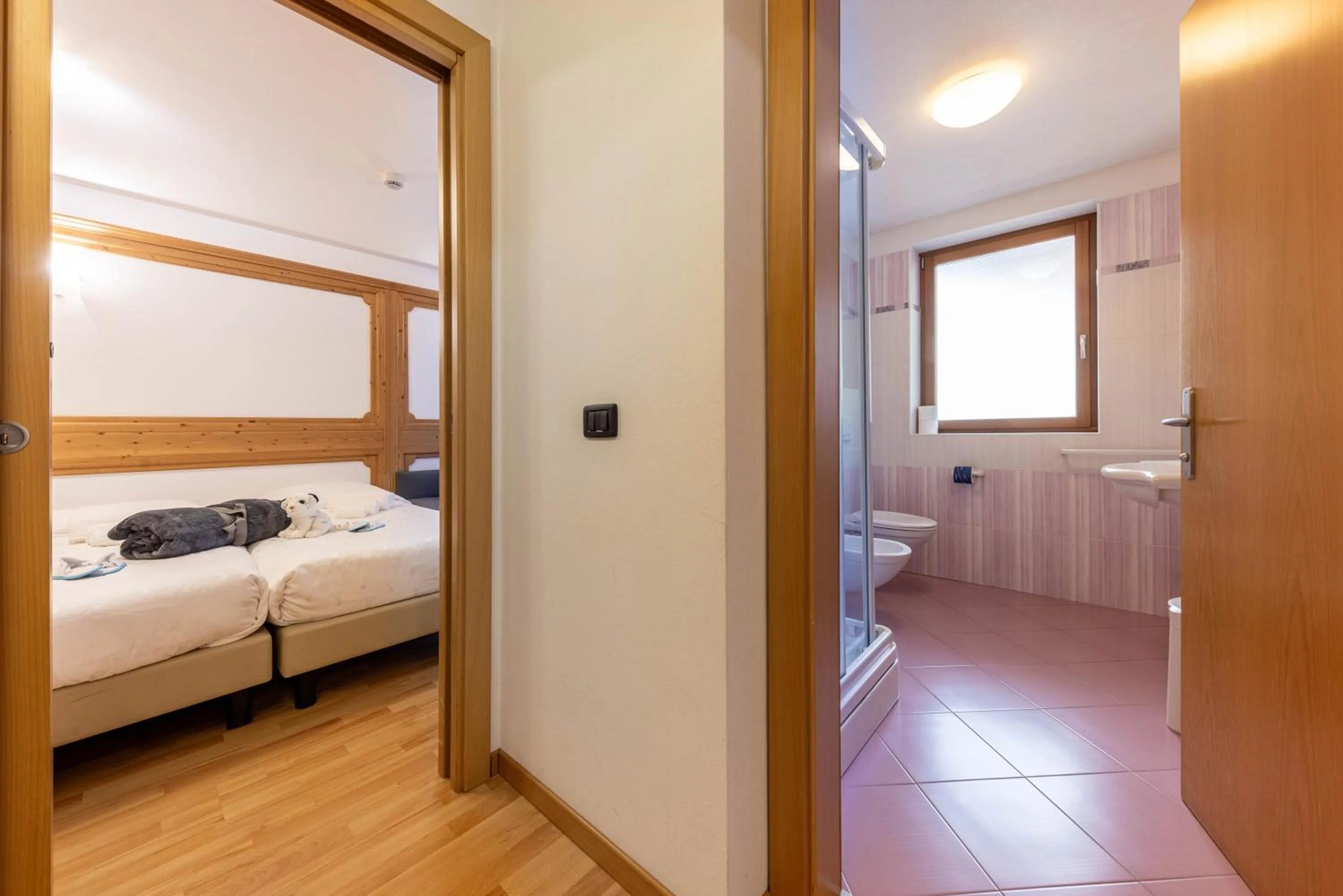 Bed in Hotel La Perla