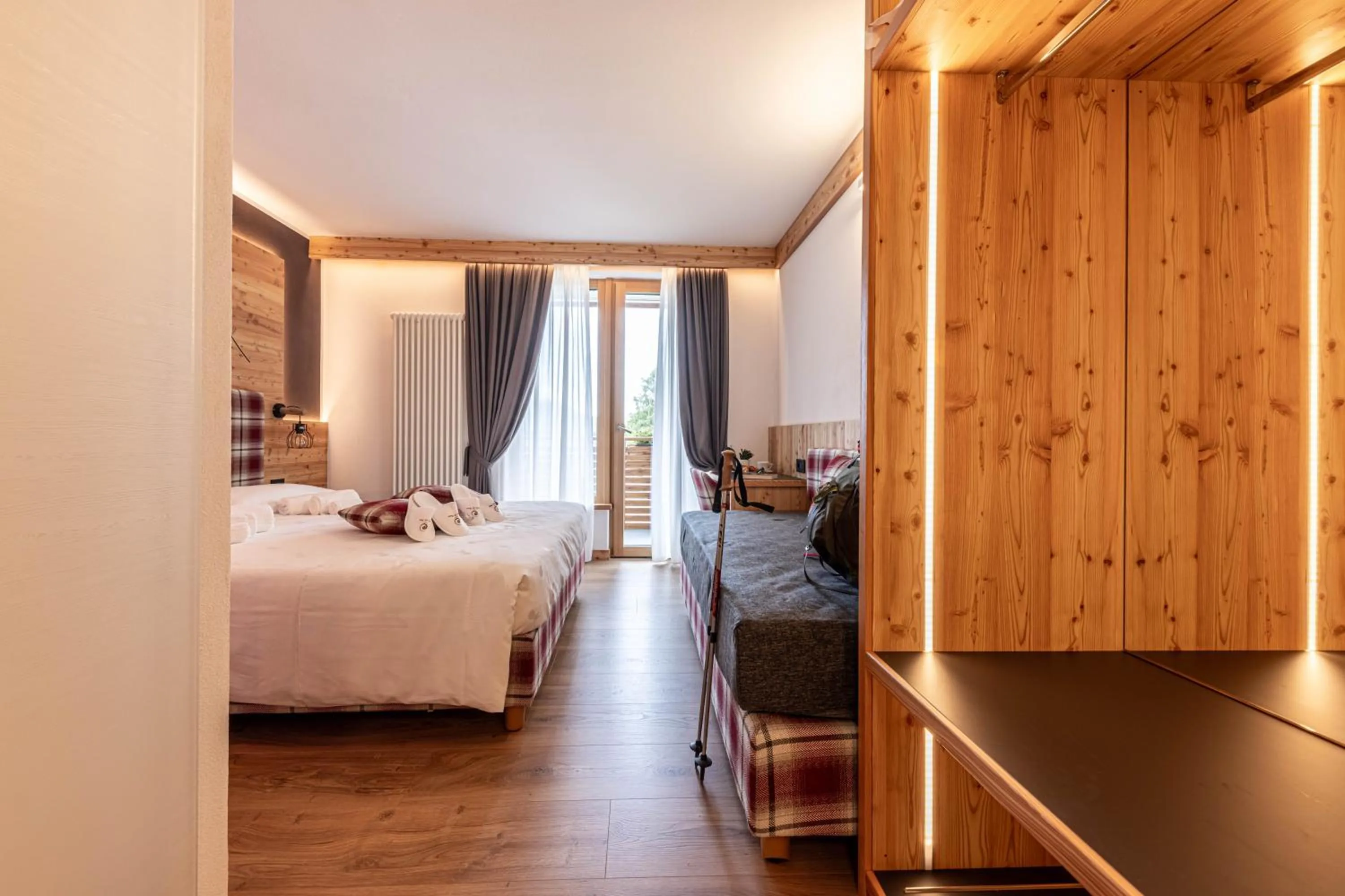 Bed in Hotel La Perla