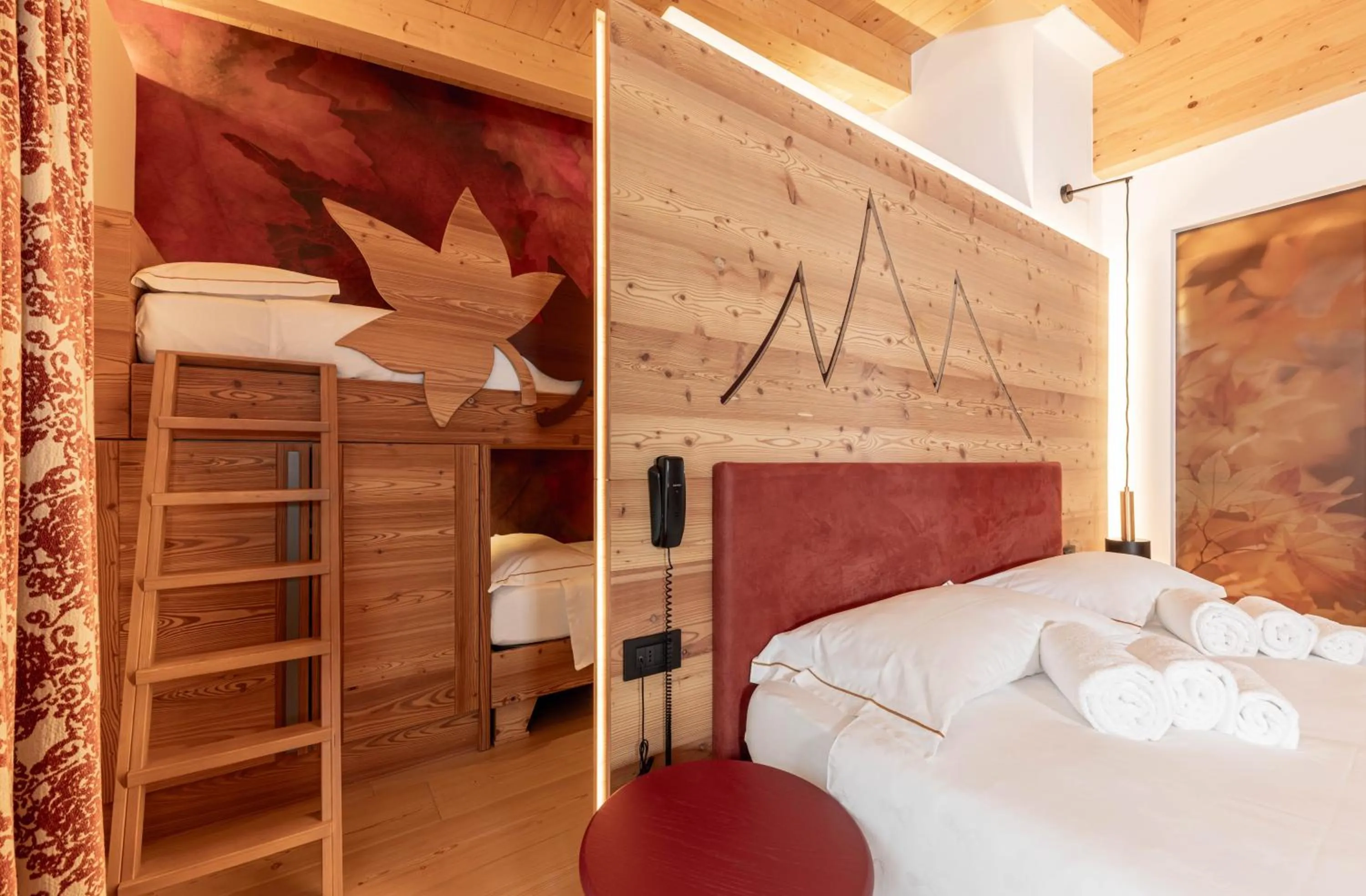 Bed in Hotel La Perla