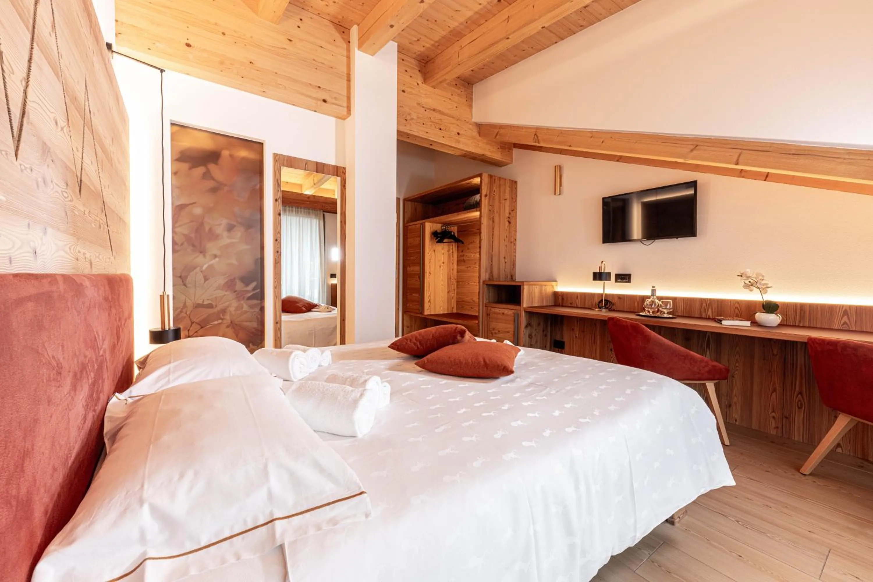 Bed in Hotel La Perla