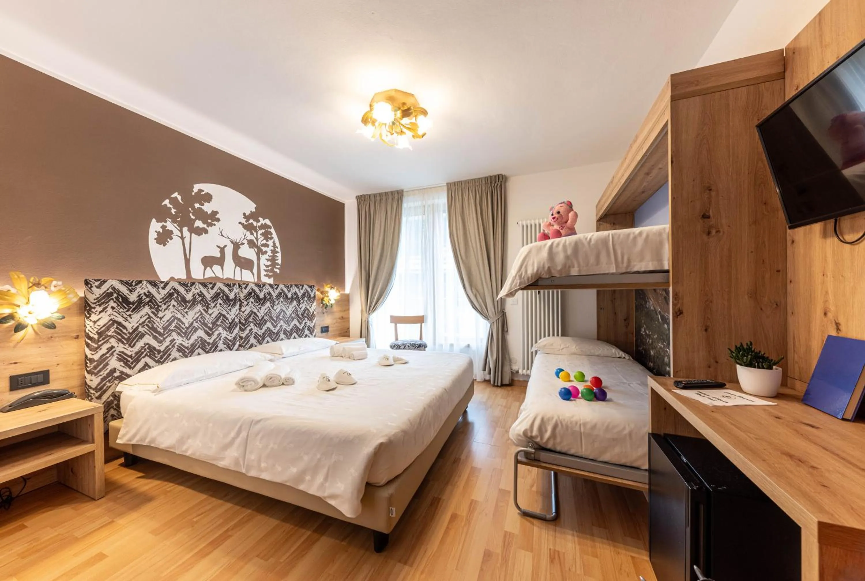 Bed in Hotel La Perla