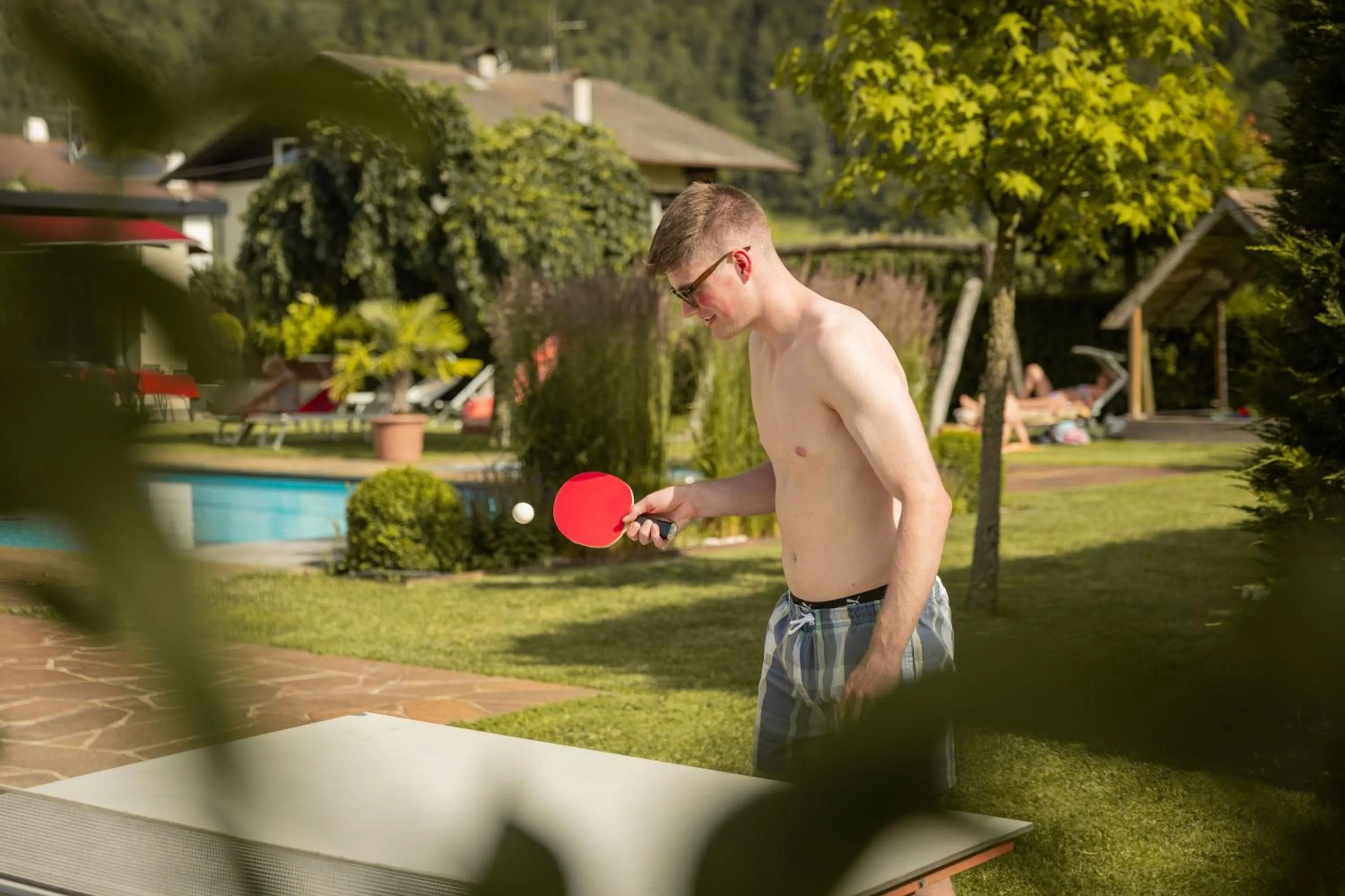 Garden in Hotel Untermelz