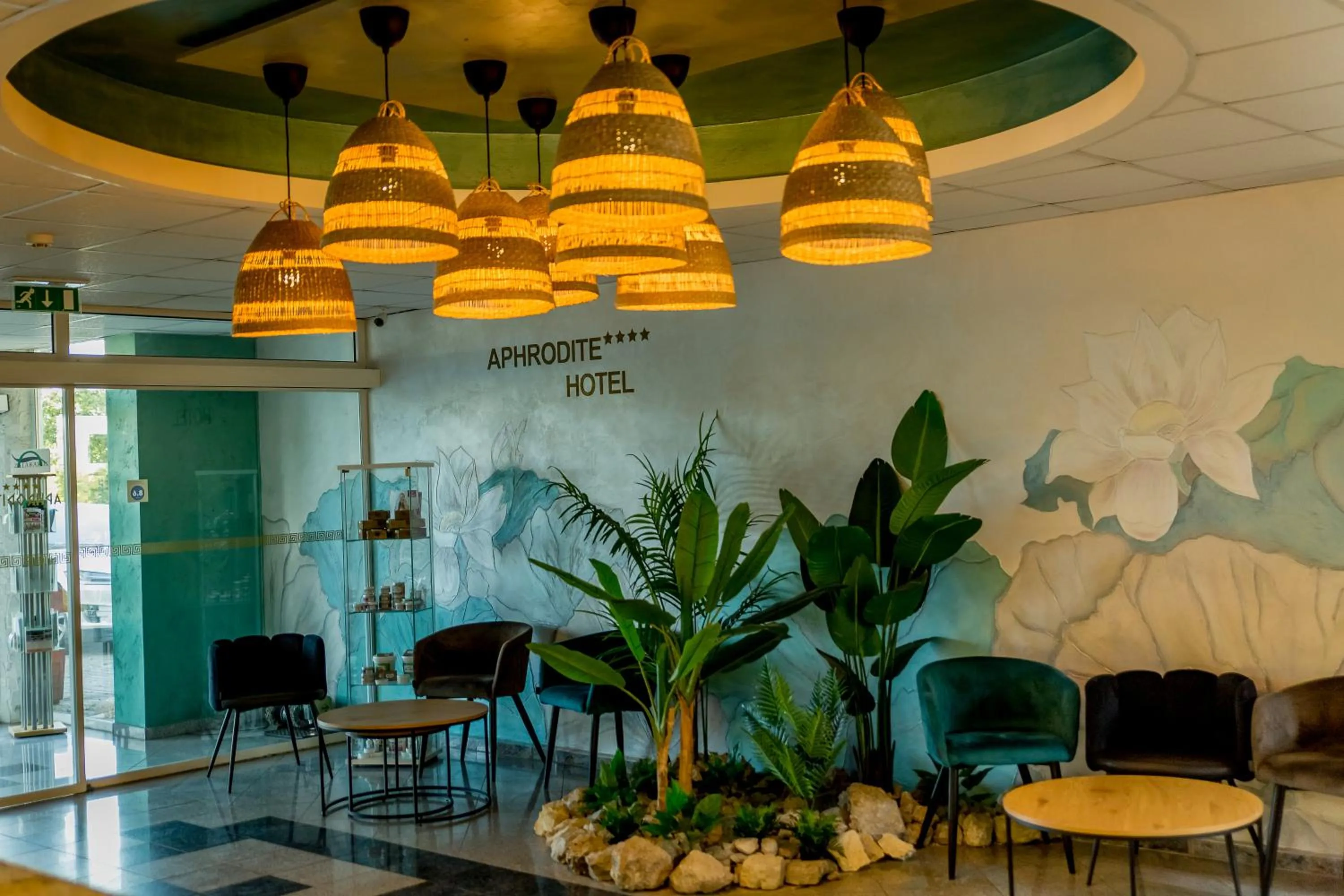 Lobby or reception in Aphrodite Hotel