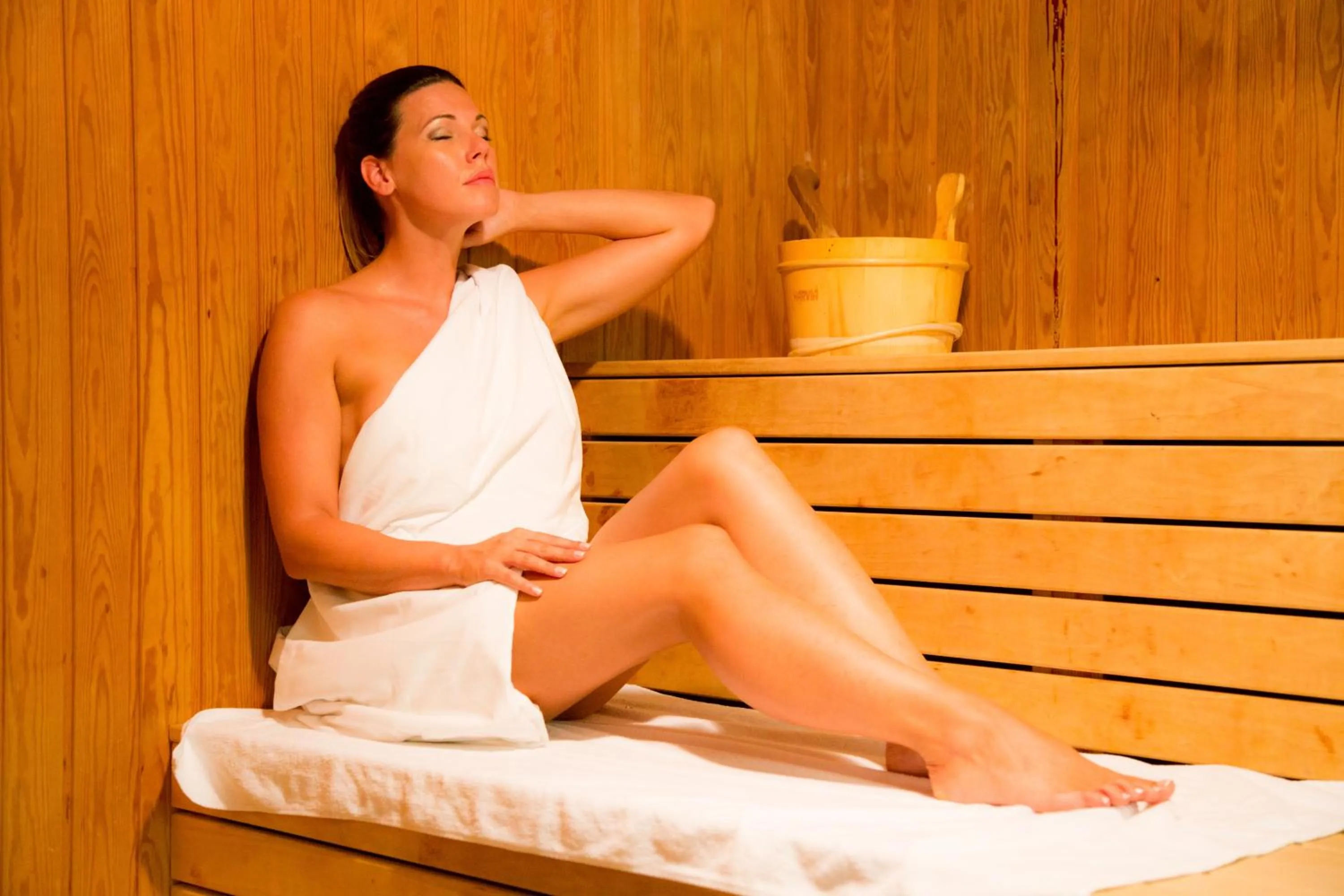 Sauna in Aphrodite Hotel