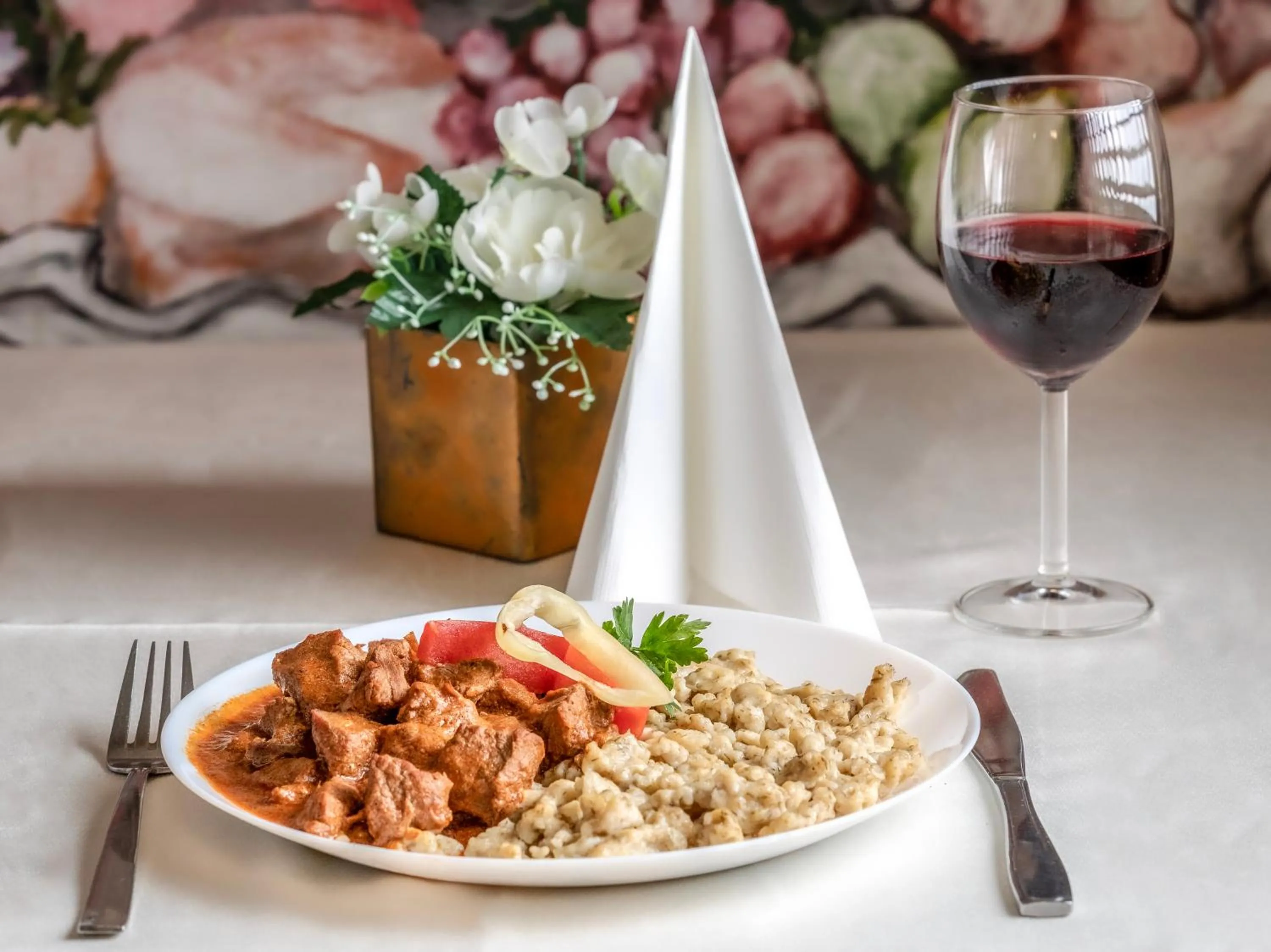 Dinner in Aphrodite Hotel