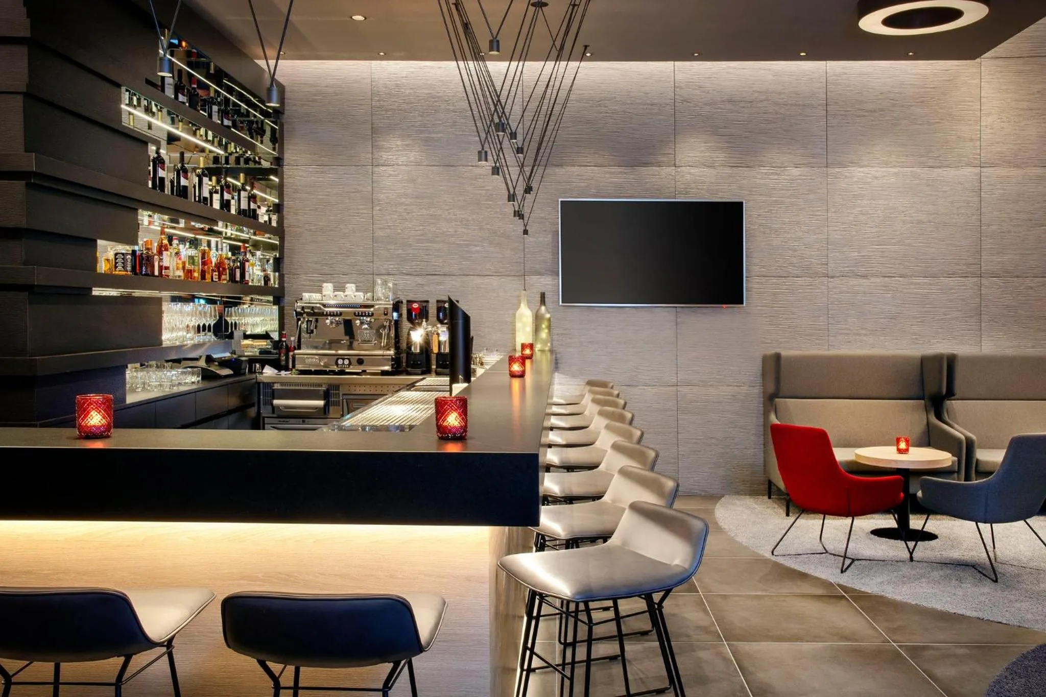 Lounge or bar in Holiday Inn Express Stuttgart-Waiblingen by IHG