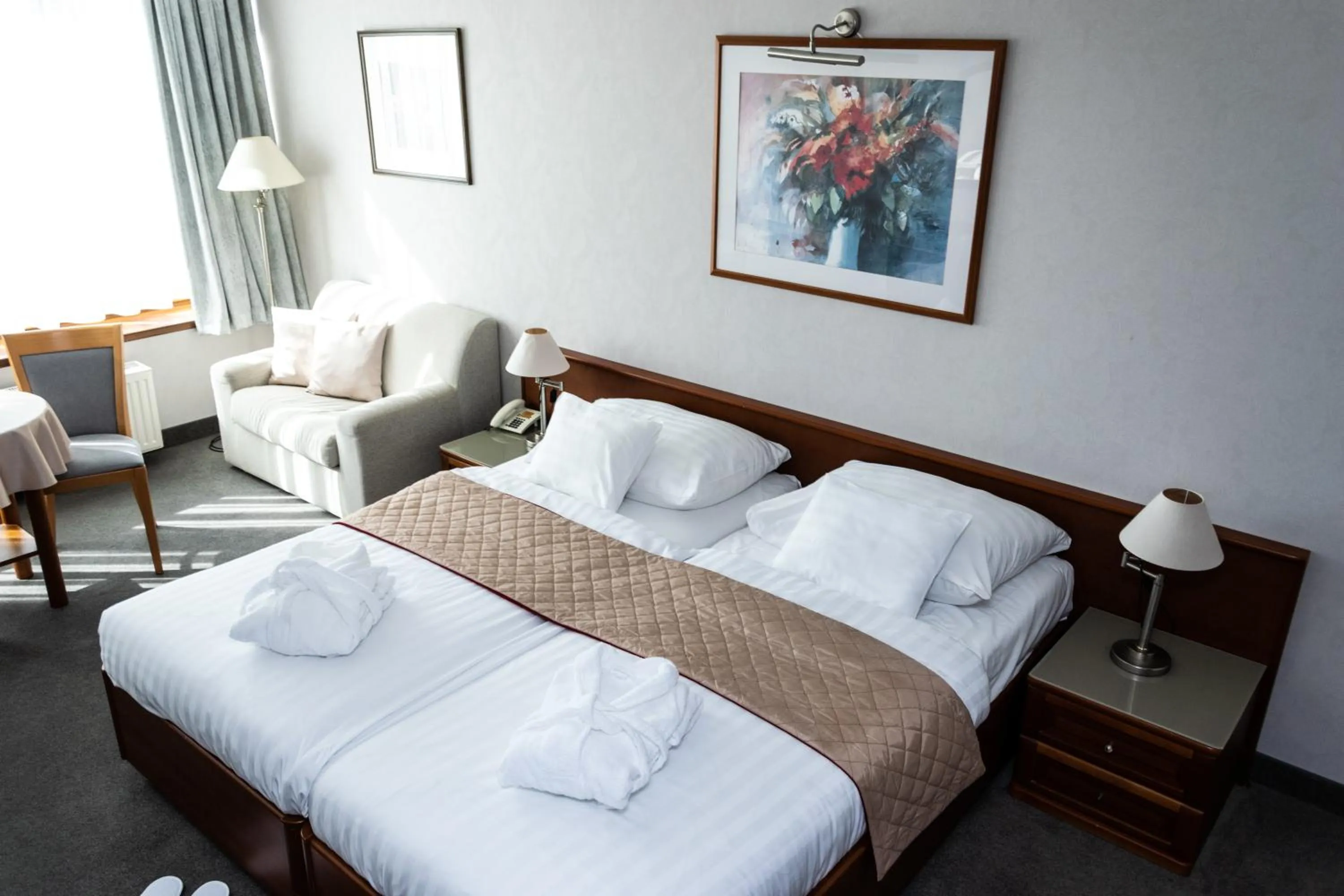 Photo of the whole room, Bed in Rosengarten Hotel & Restaurant