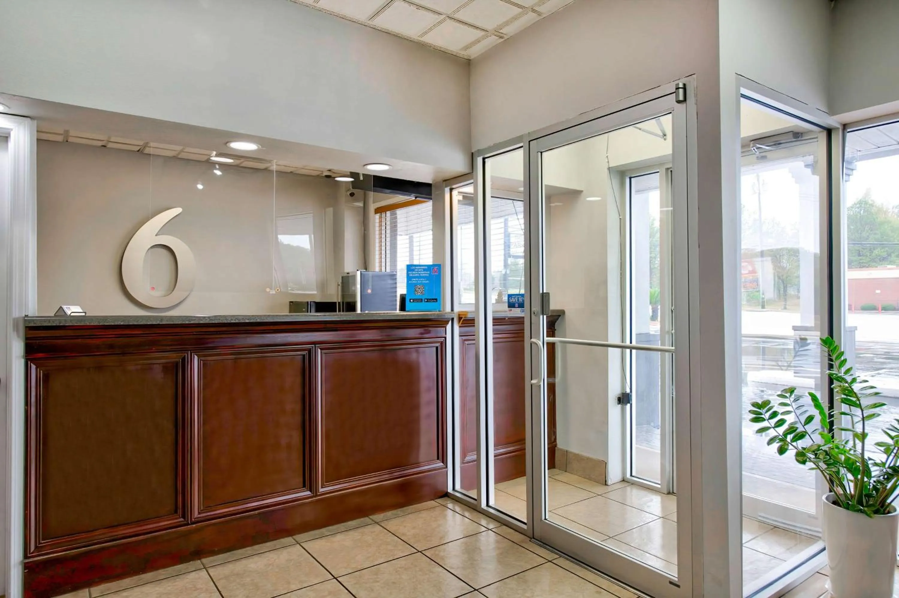 Lobby or reception in Motel 6 Byron, Ga