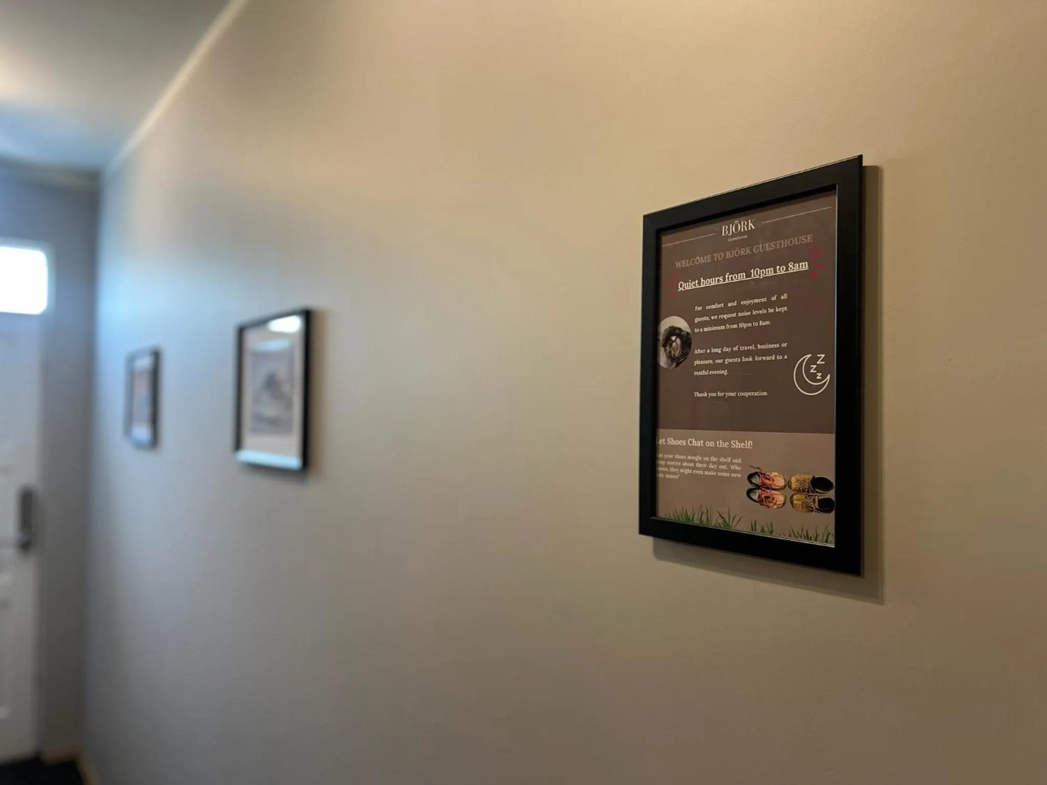 Decorative detail in Bjork Guesthouse