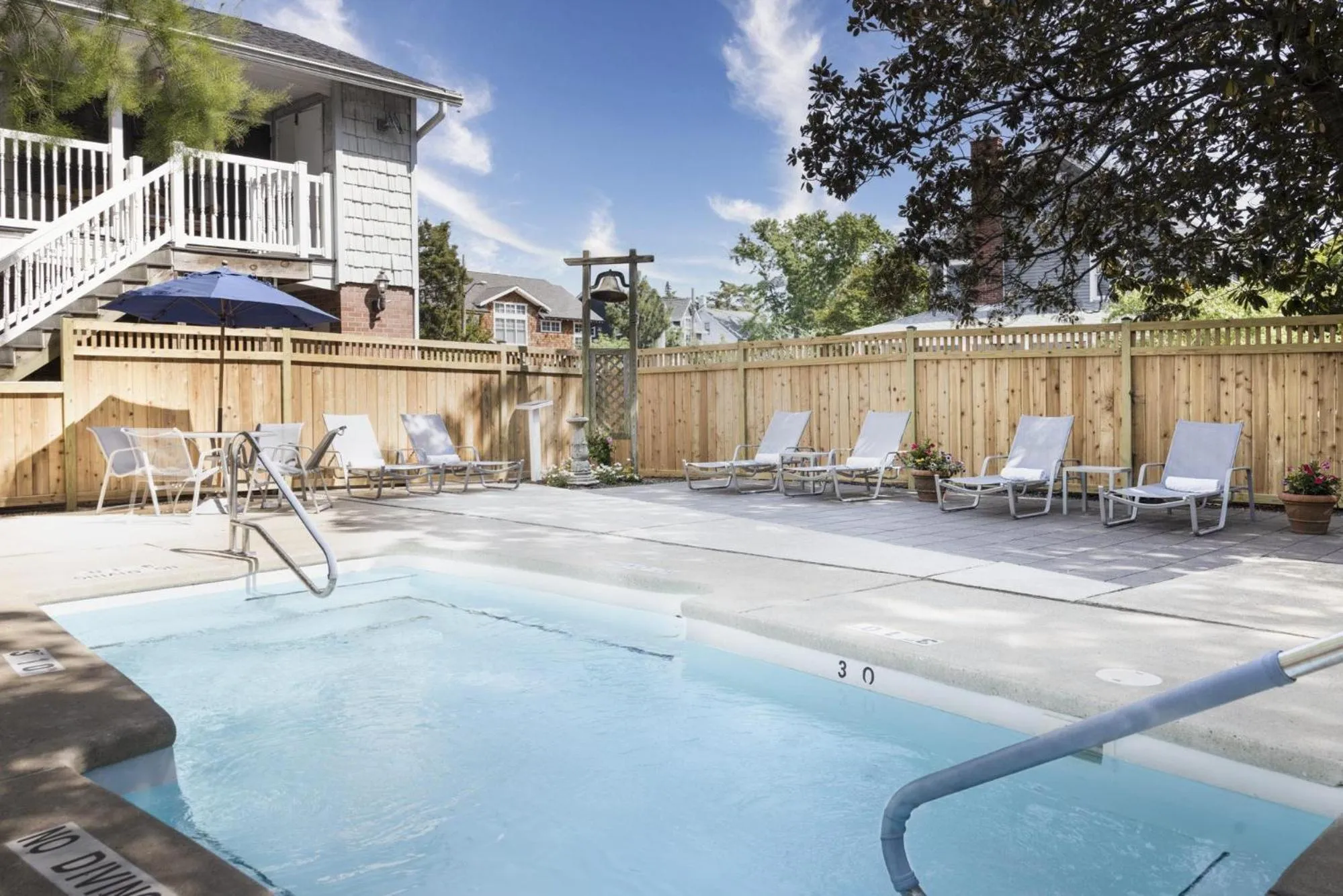 Pool view in The Bellmoor Inn and Spa