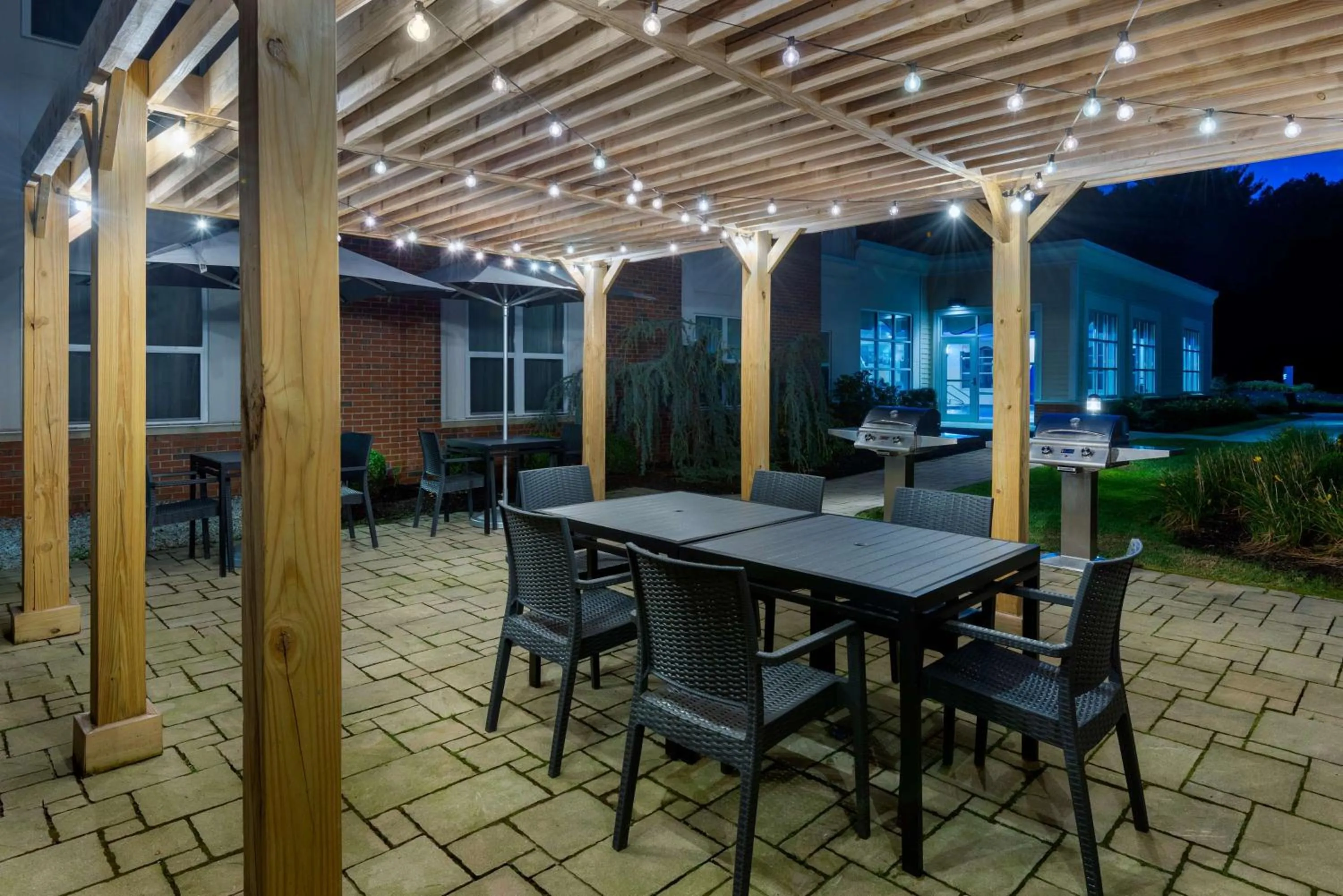 Patio in Homewood Suites by Hilton Boston/Canton, MA
