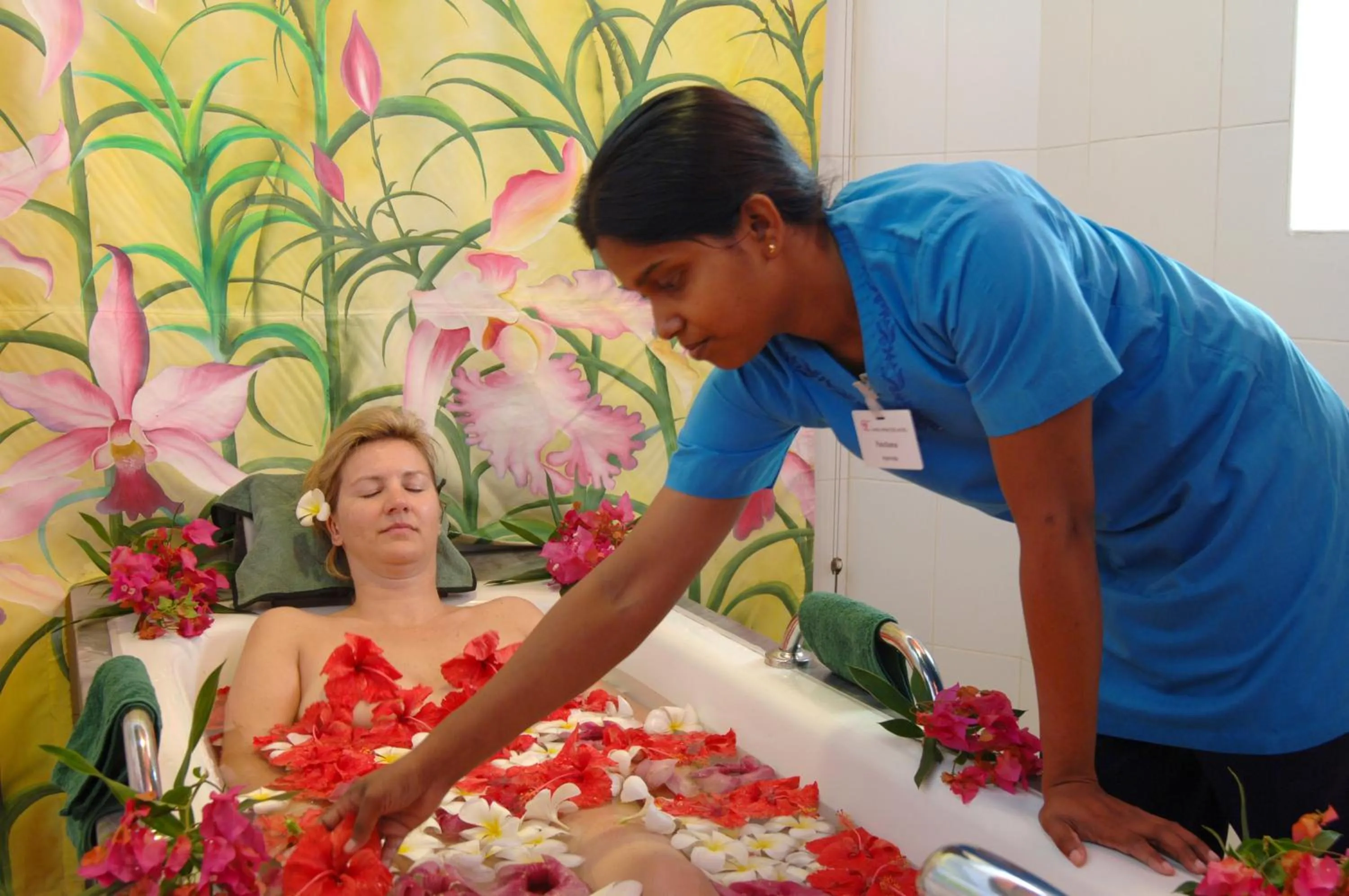 Staff in Lanka Princess All Inclusive Hotel