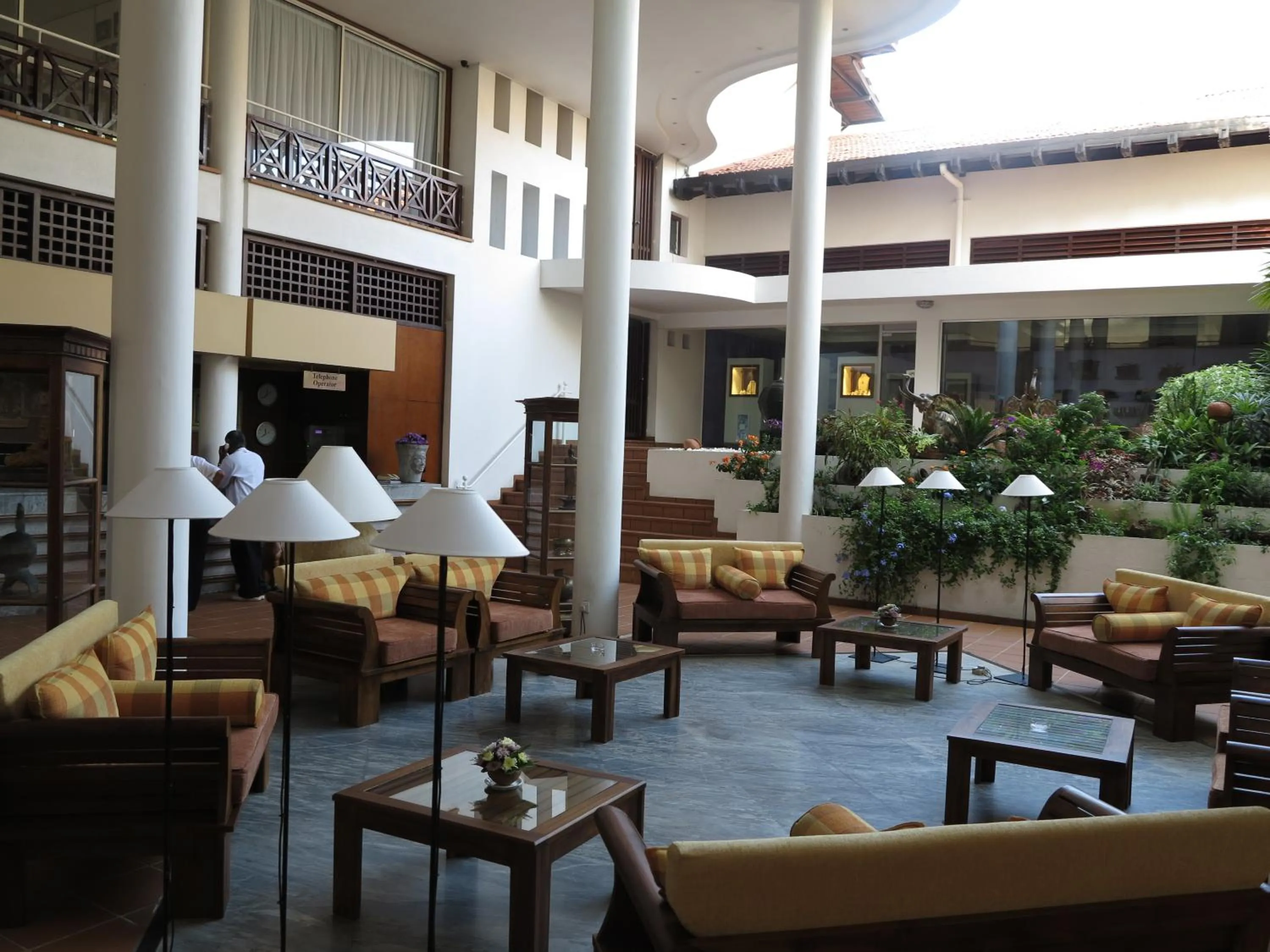 Patio in Lanka Princess All Inclusive Hotel