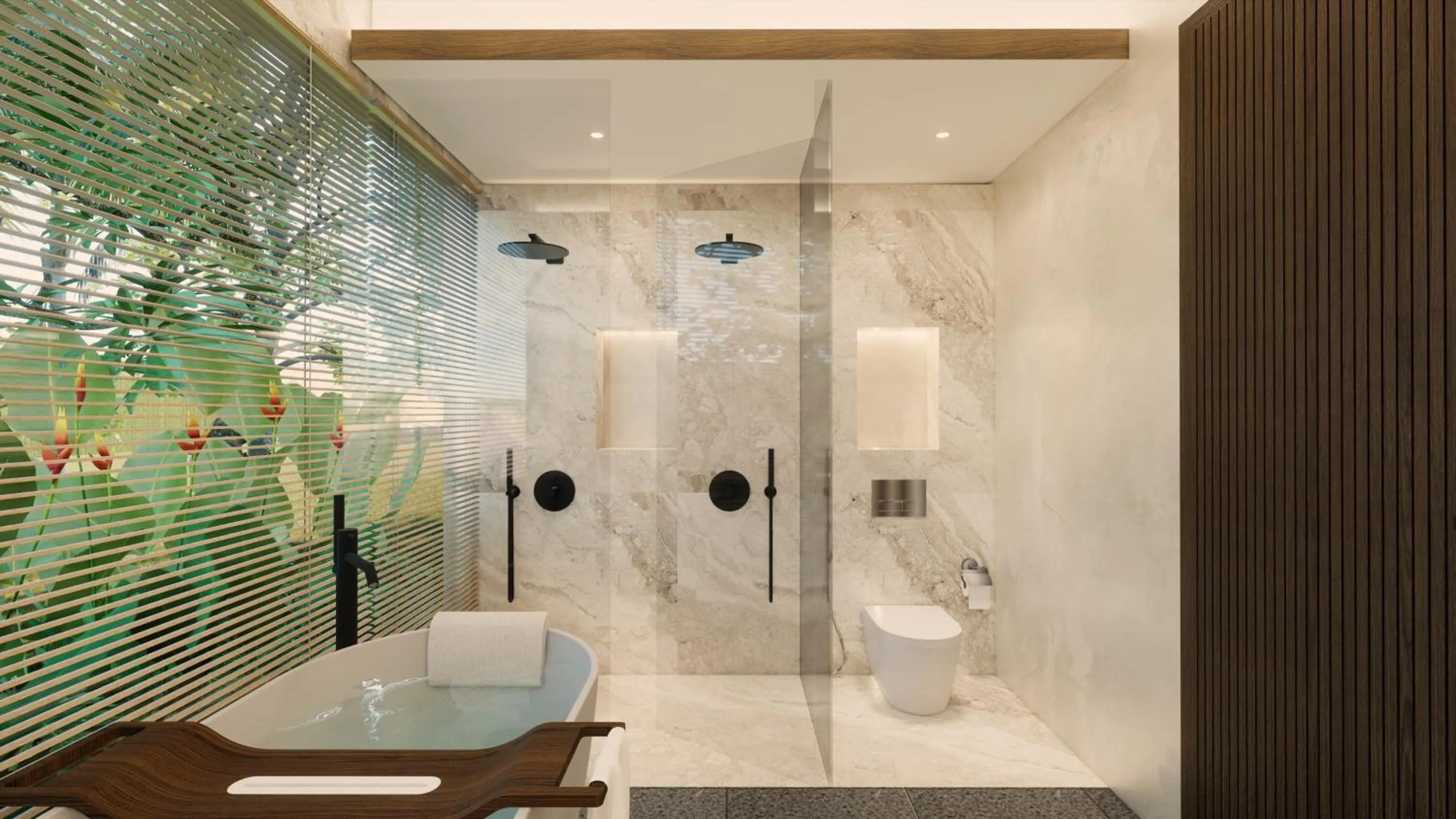 Shower in The One Boutique Villa