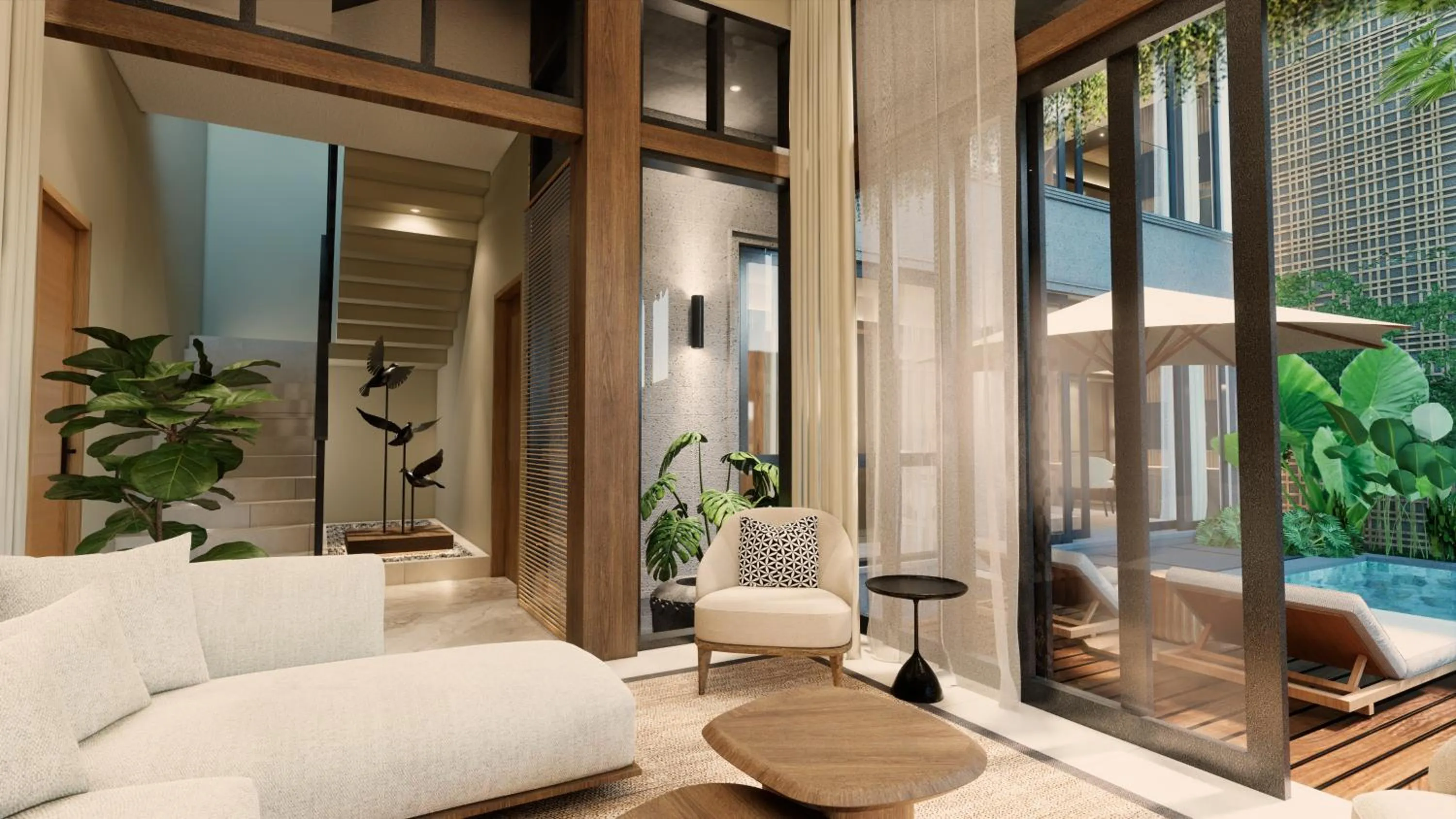 Living room in The One Boutique Villa