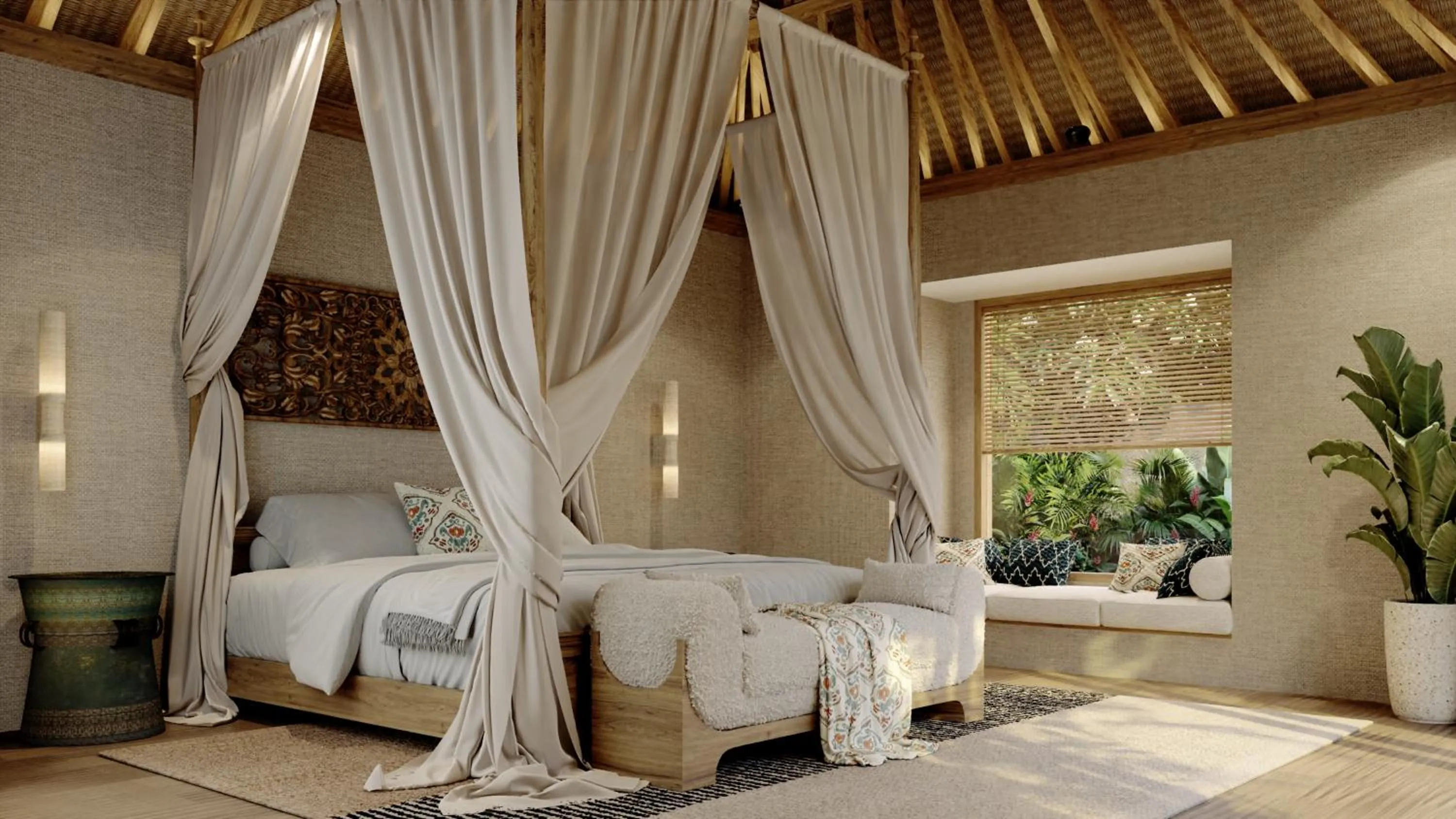 Bedroom, Bed in The One Boutique Villa