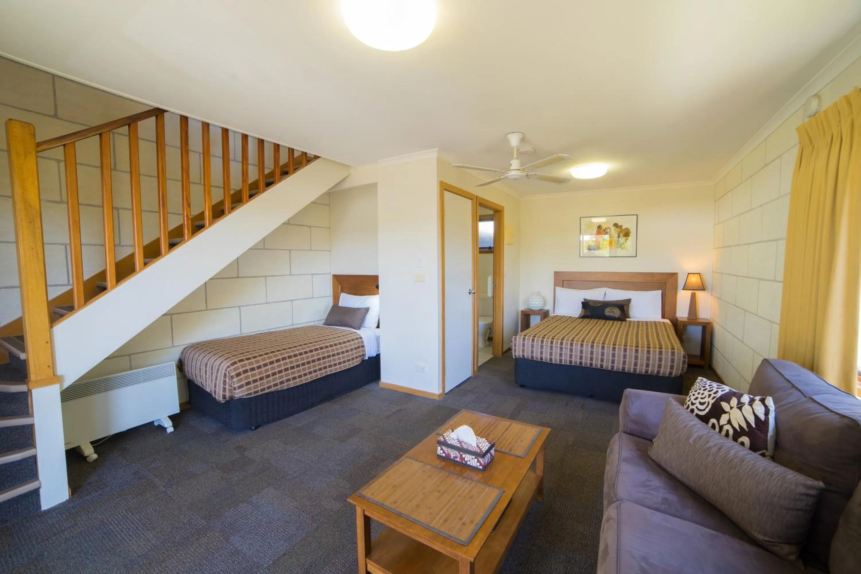 Seating area in Loch Ard Motor Inn