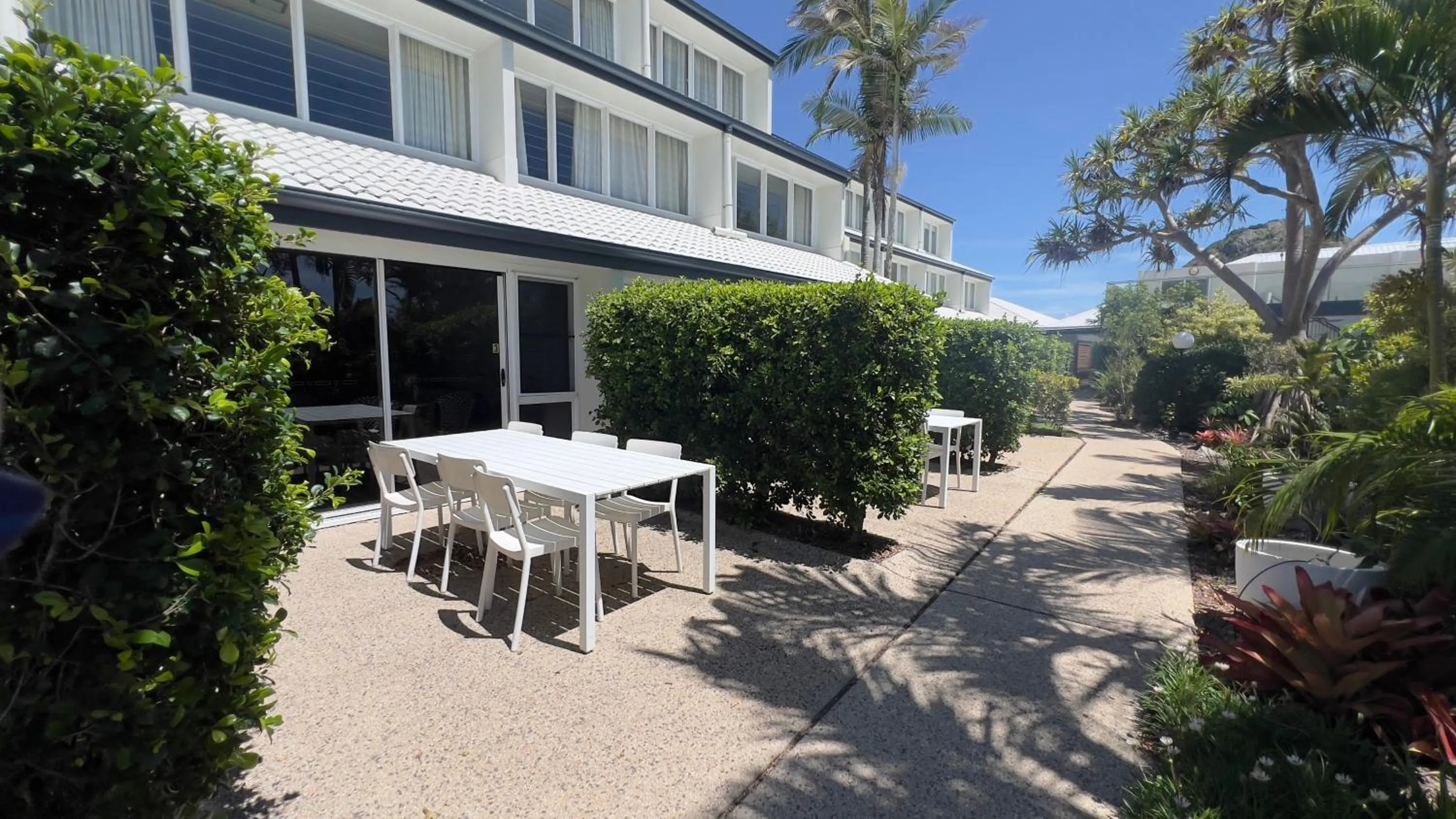 Patio in Rosslyn Bay Resort Yeppoon