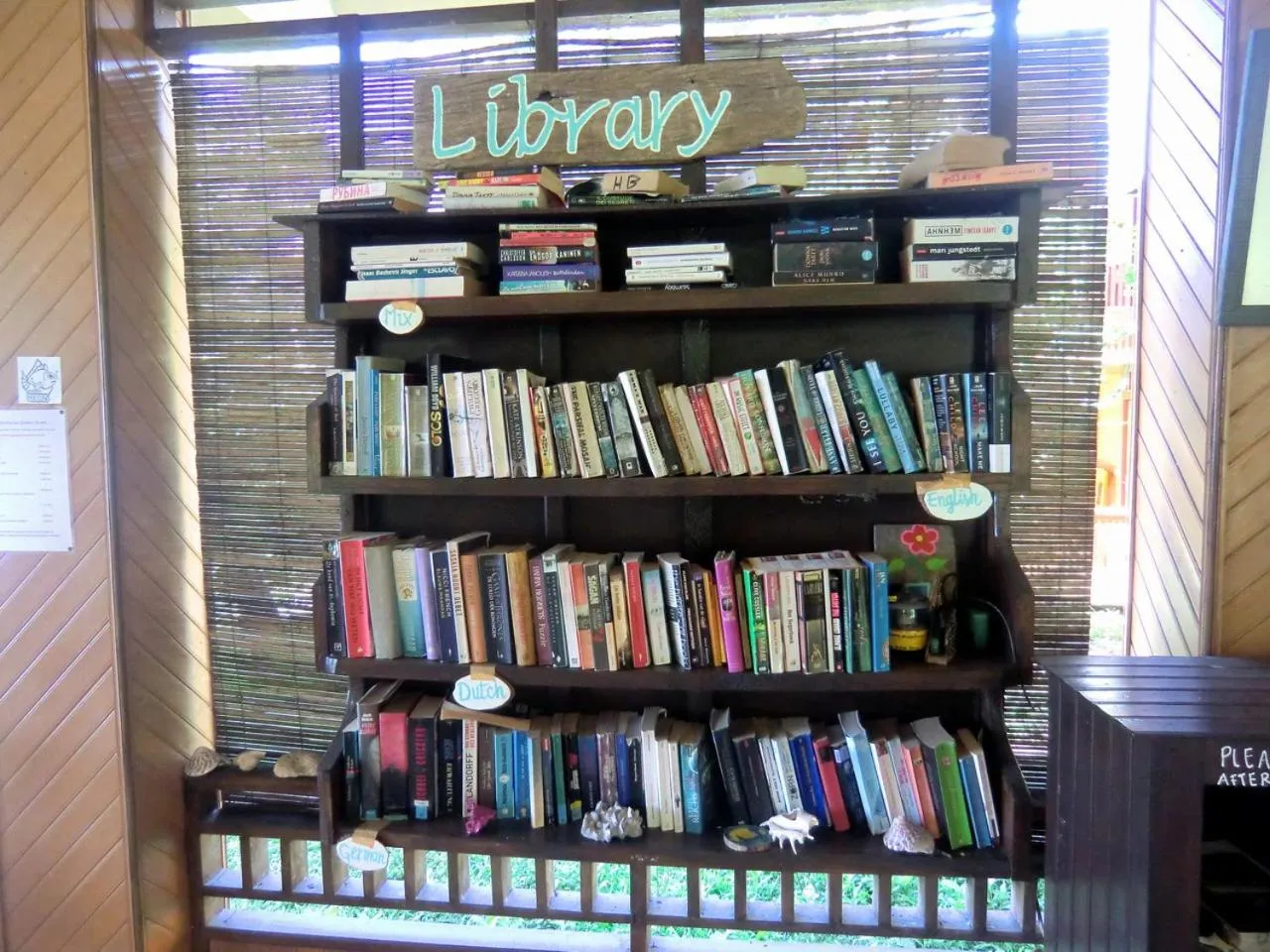Library in Bunaken Sea Garden Resort