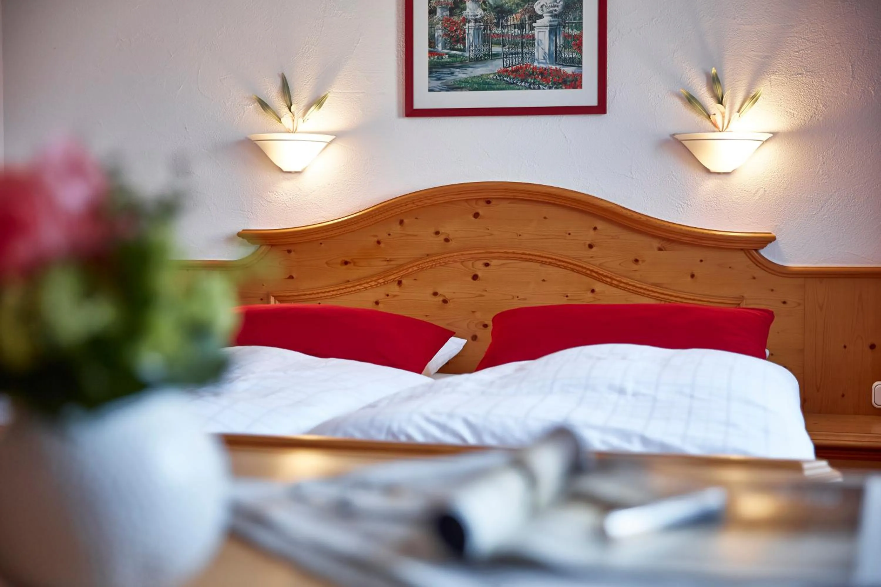 Bed in Hotel Bommersheim