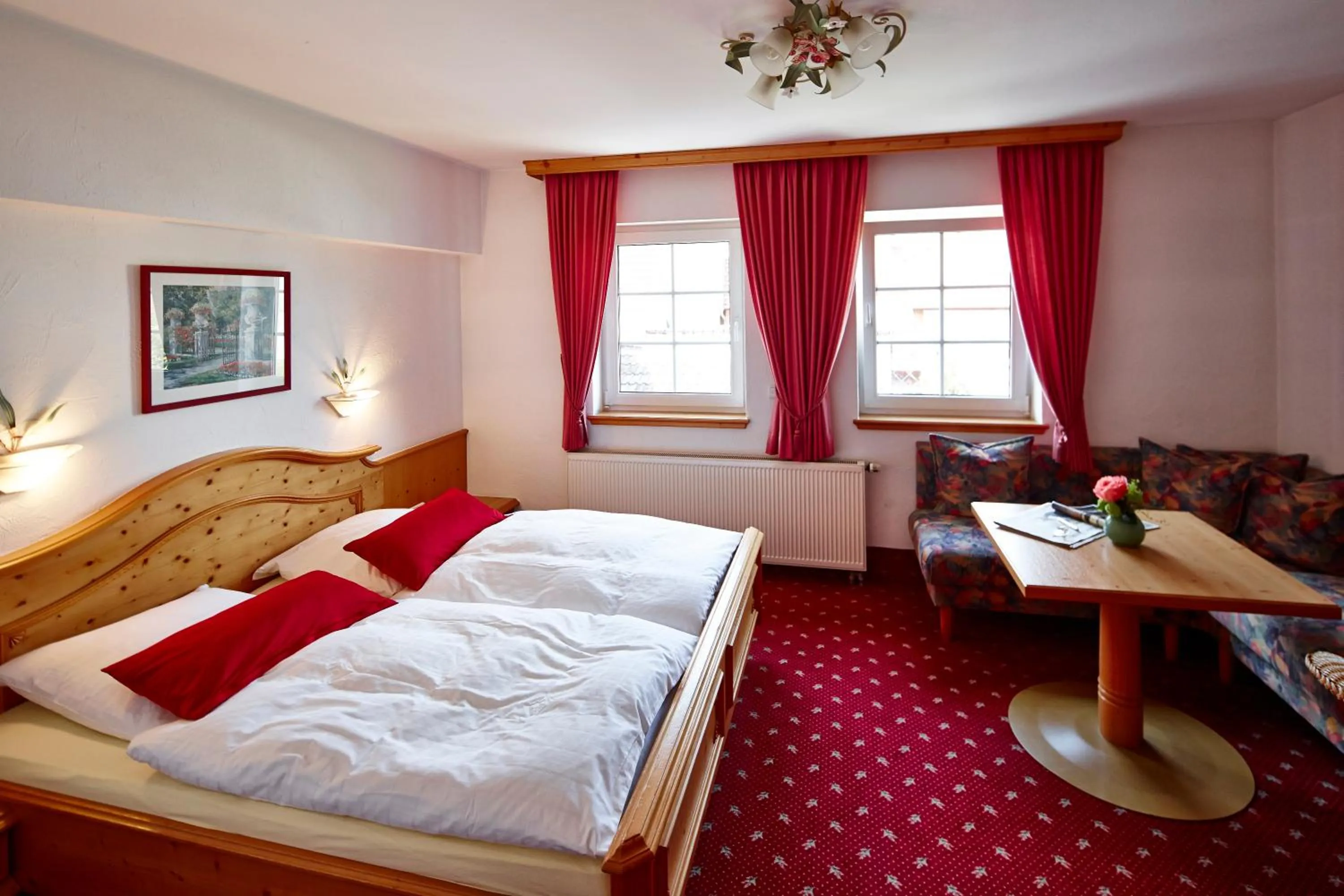 Bed in Hotel Bommersheim