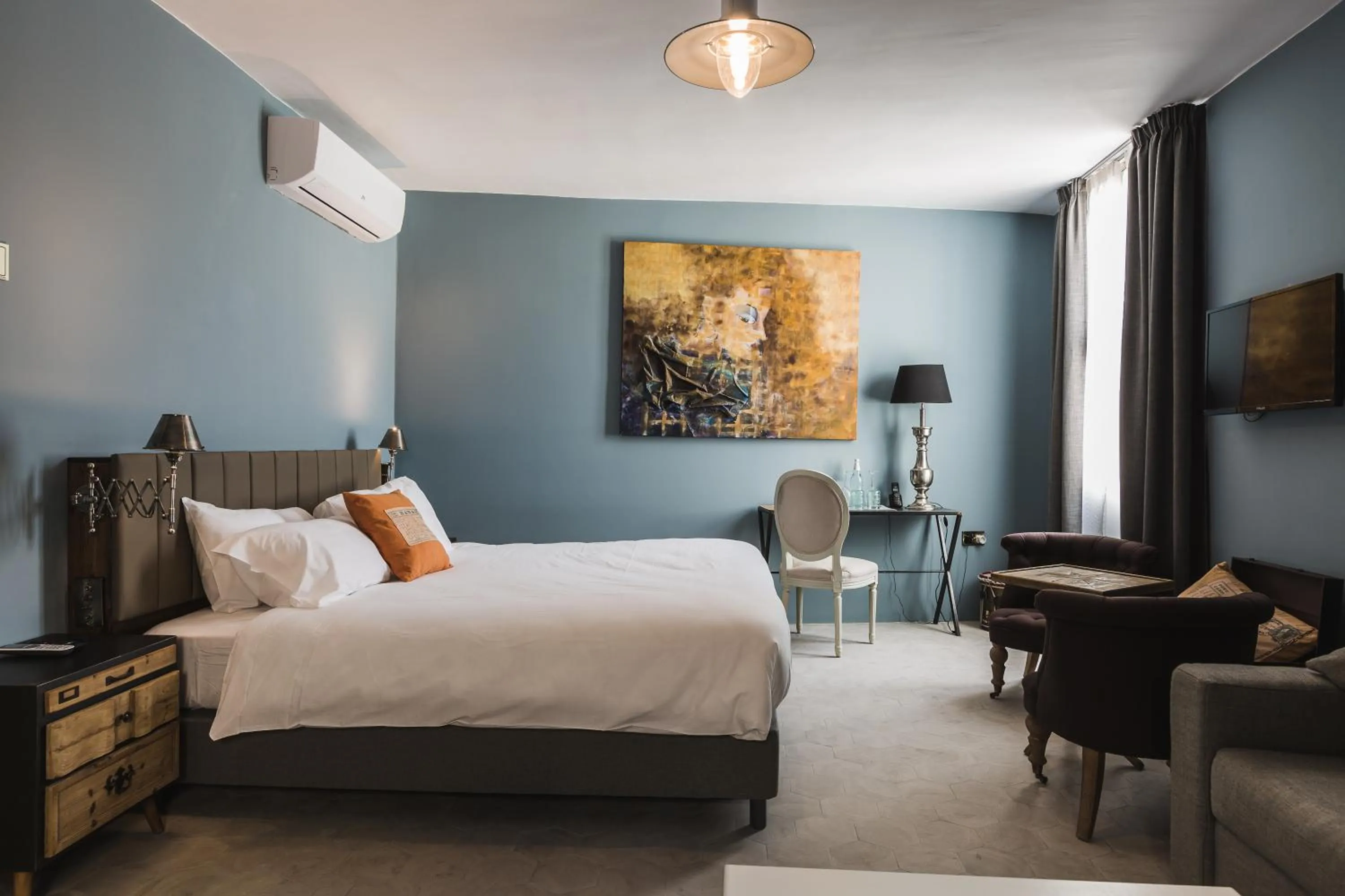 Bed in Talbot & Bons Bed & Breakfast