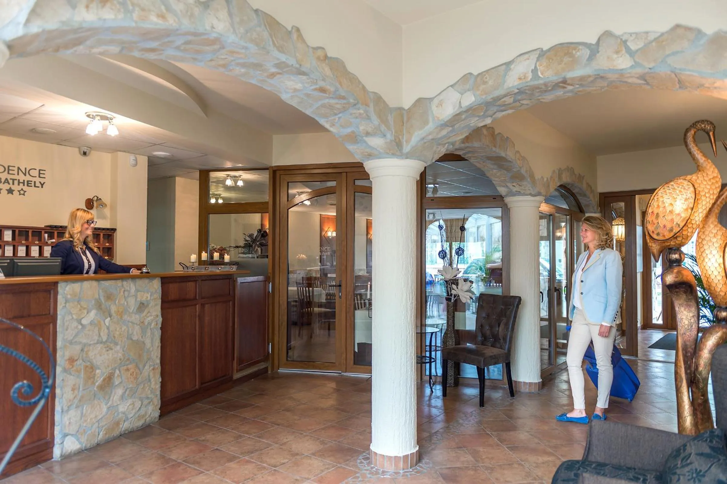 Lobby or reception in P4W Hotel Residence Szombathely