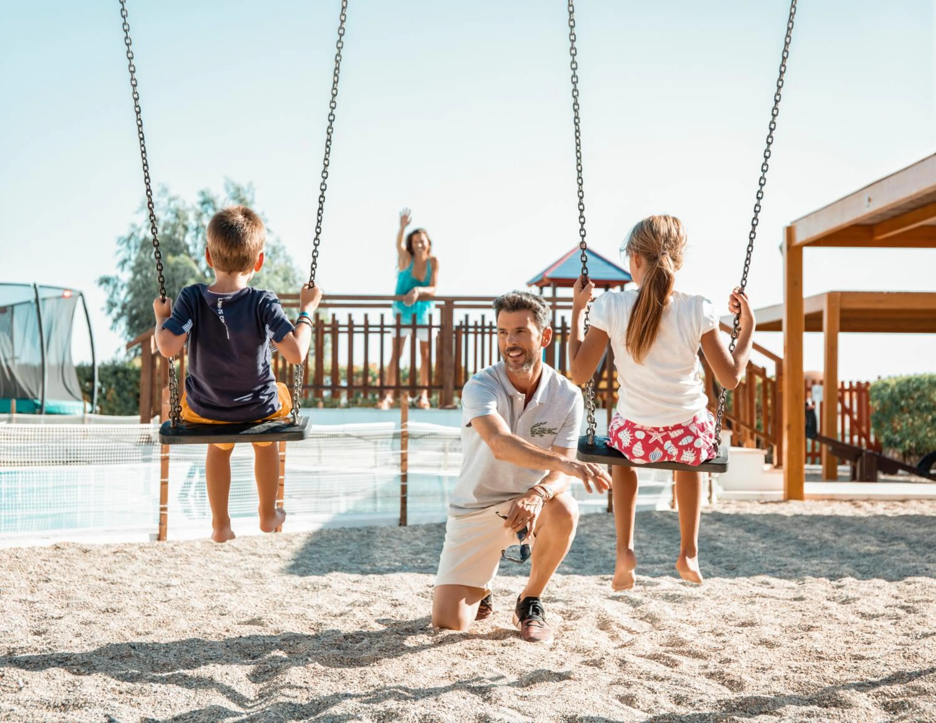 children in Mitsis Selection Blue Domes