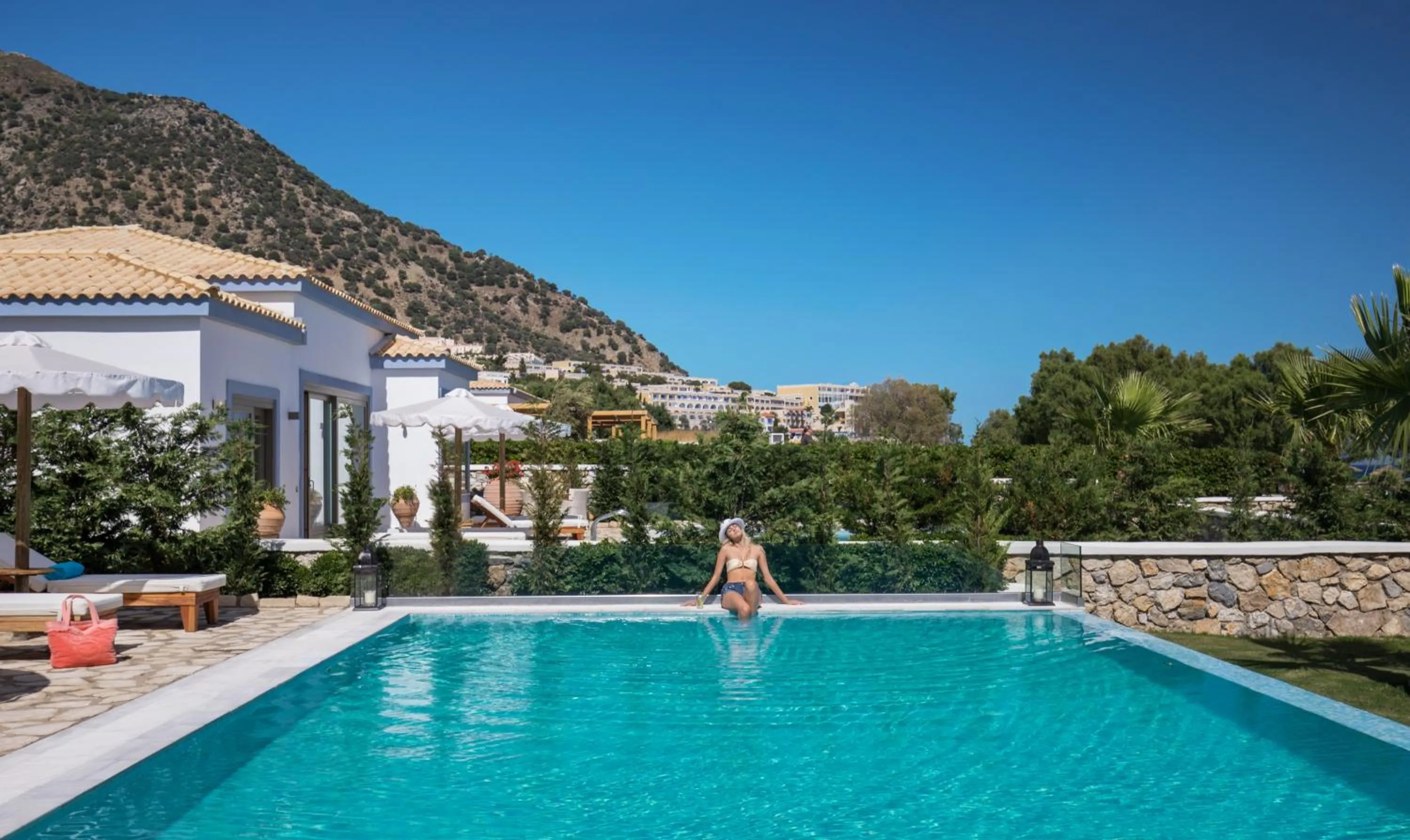 Balcony/Terrace in Mitsis Selection Blue Domes
