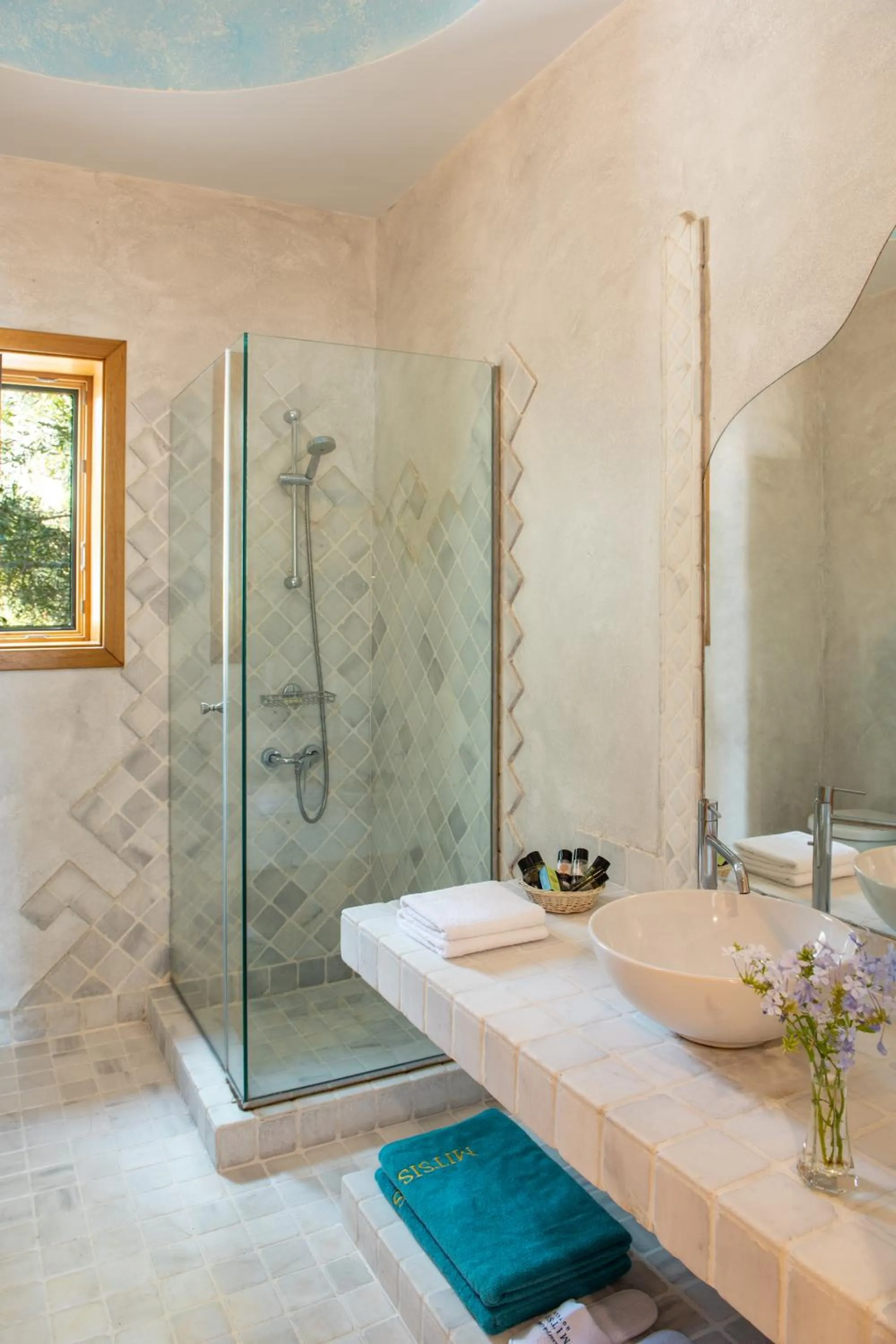 Bathroom in Mitsis Selection Blue Domes