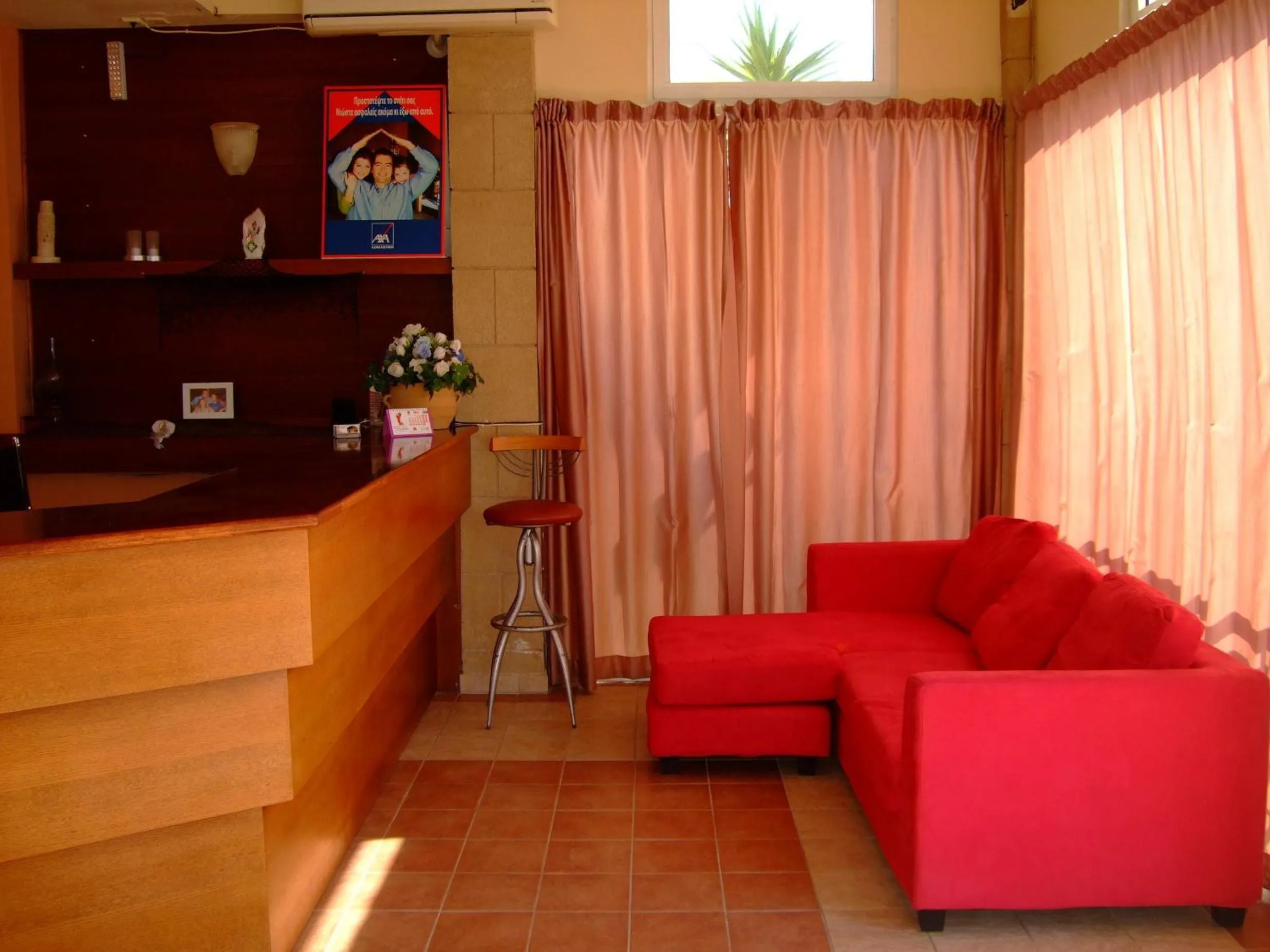 Lobby or reception in Antonios Hotel