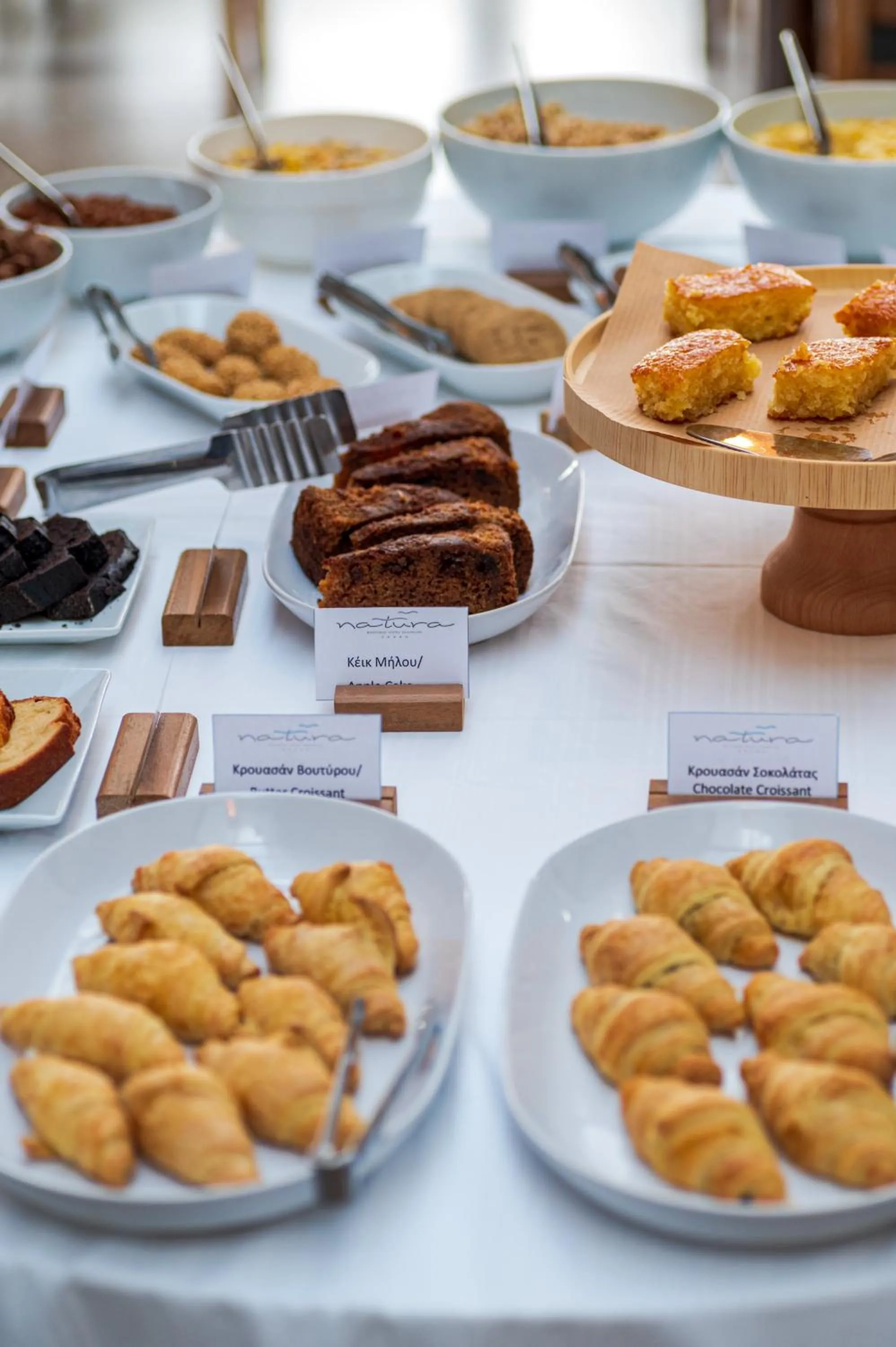 Buffet breakfast in Natura Luxury Boutique Hotel Skopelos