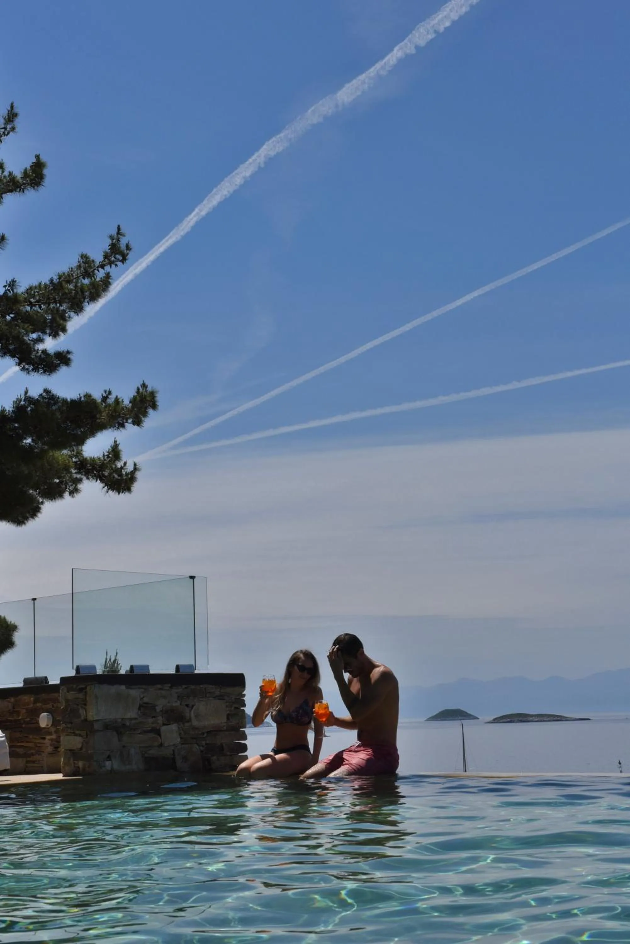 Guests in Natura Luxury Boutique Hotel Skopelos