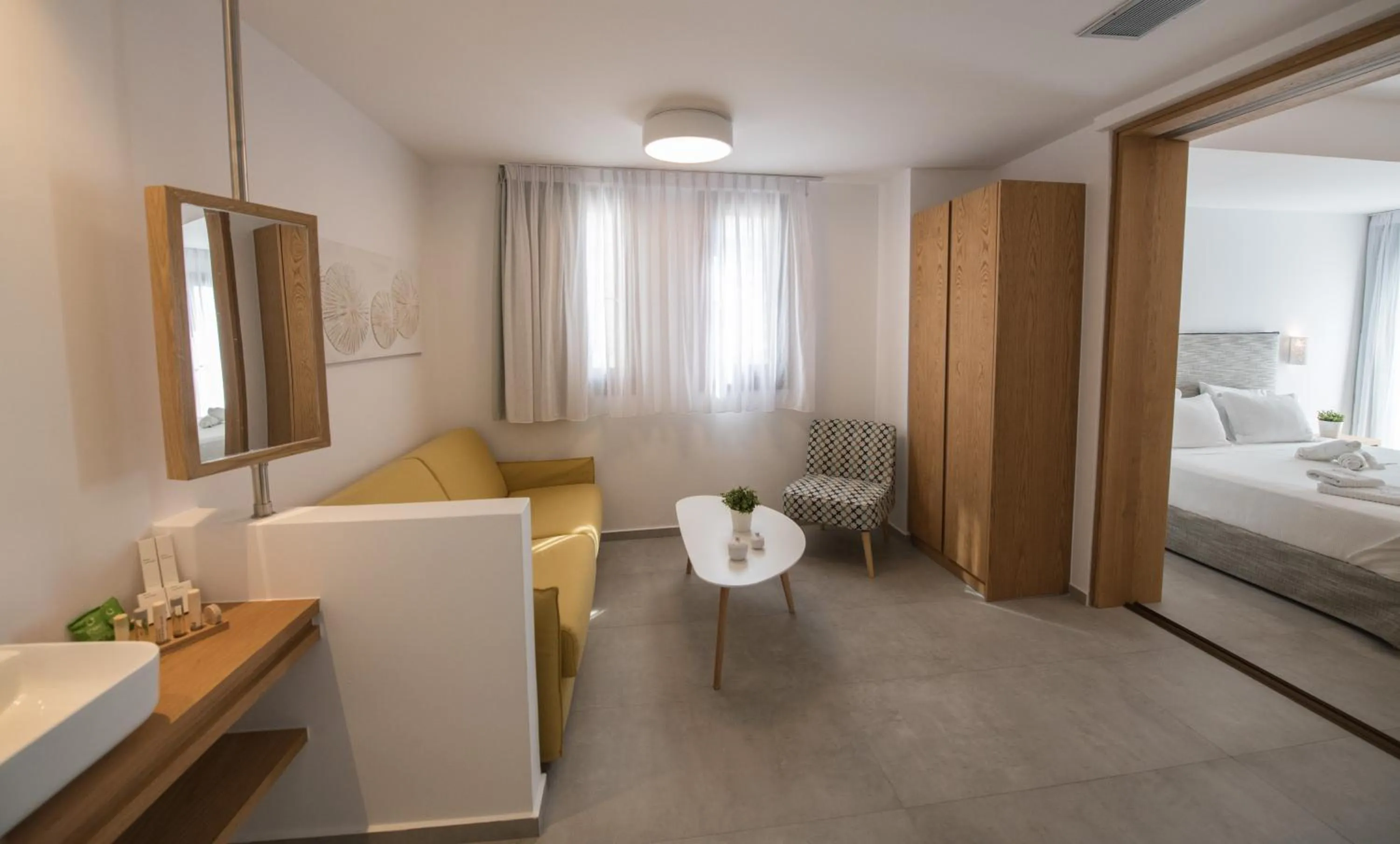 Bed in Natura Luxury Boutique Hotel Skopelos