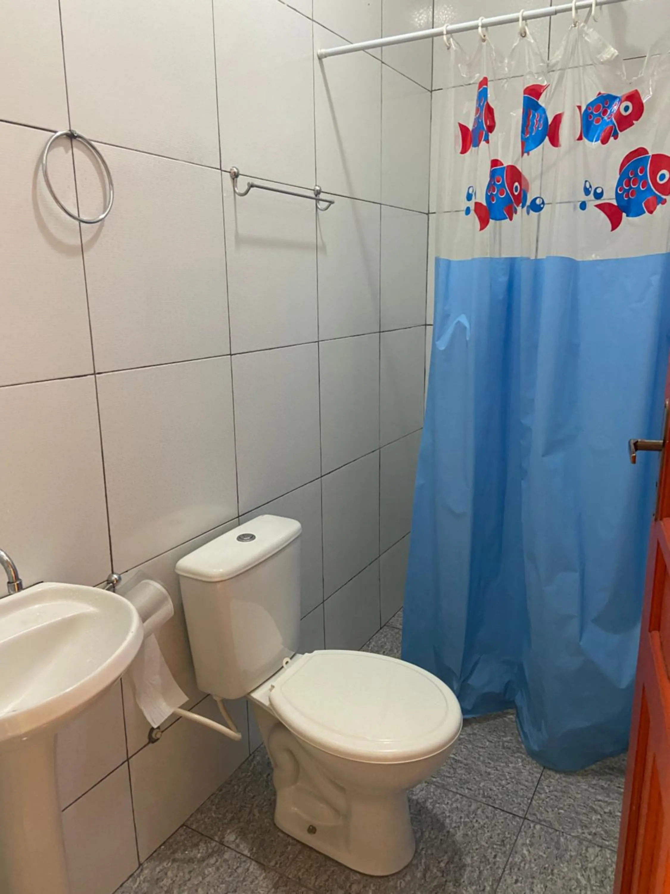 Bathroom in Pousada Fraga